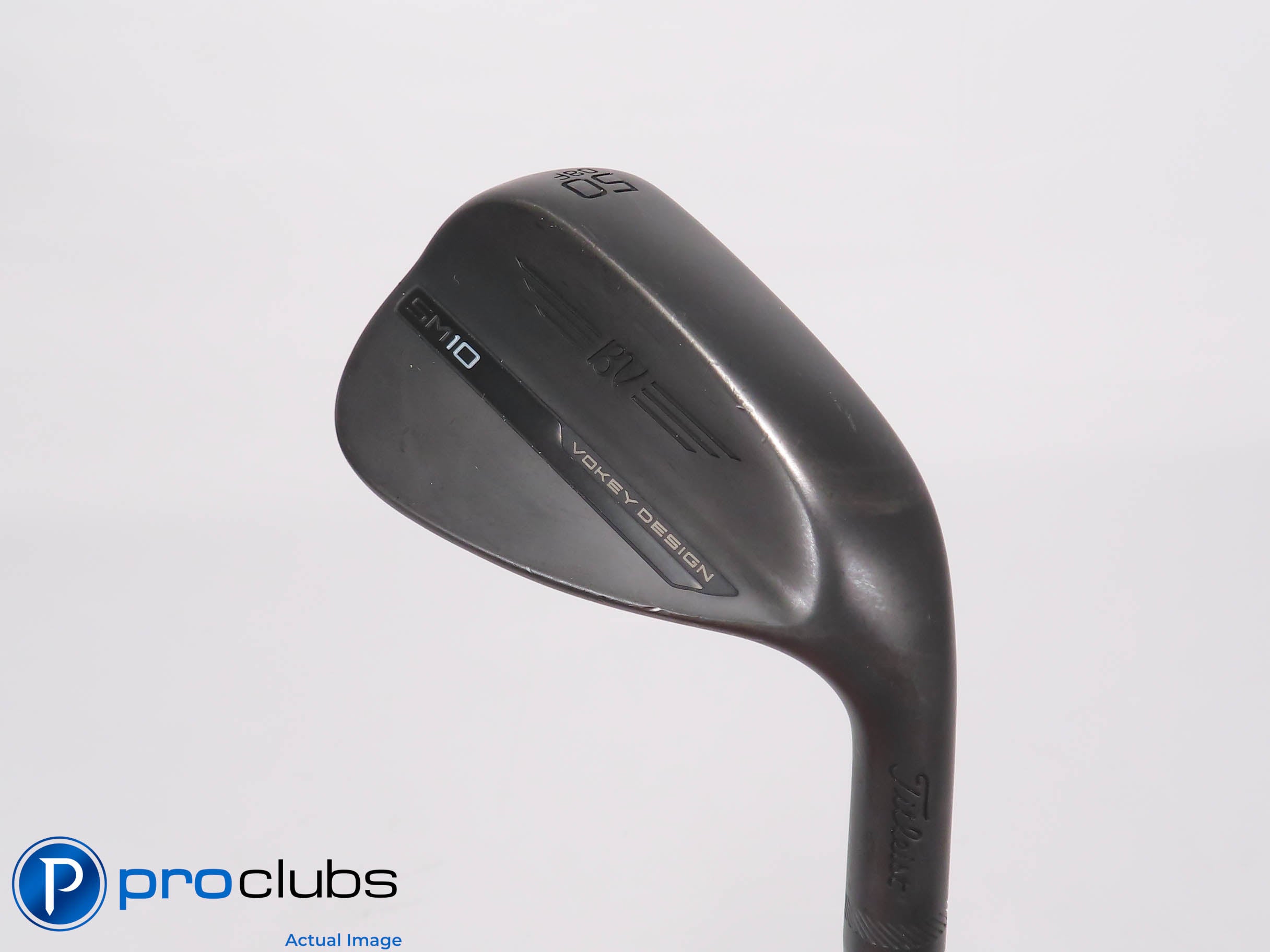 Excellent Titleist Vokey SM10 Black F-Grind 50*(8*) Wedge - DG MID X-Flex 461279