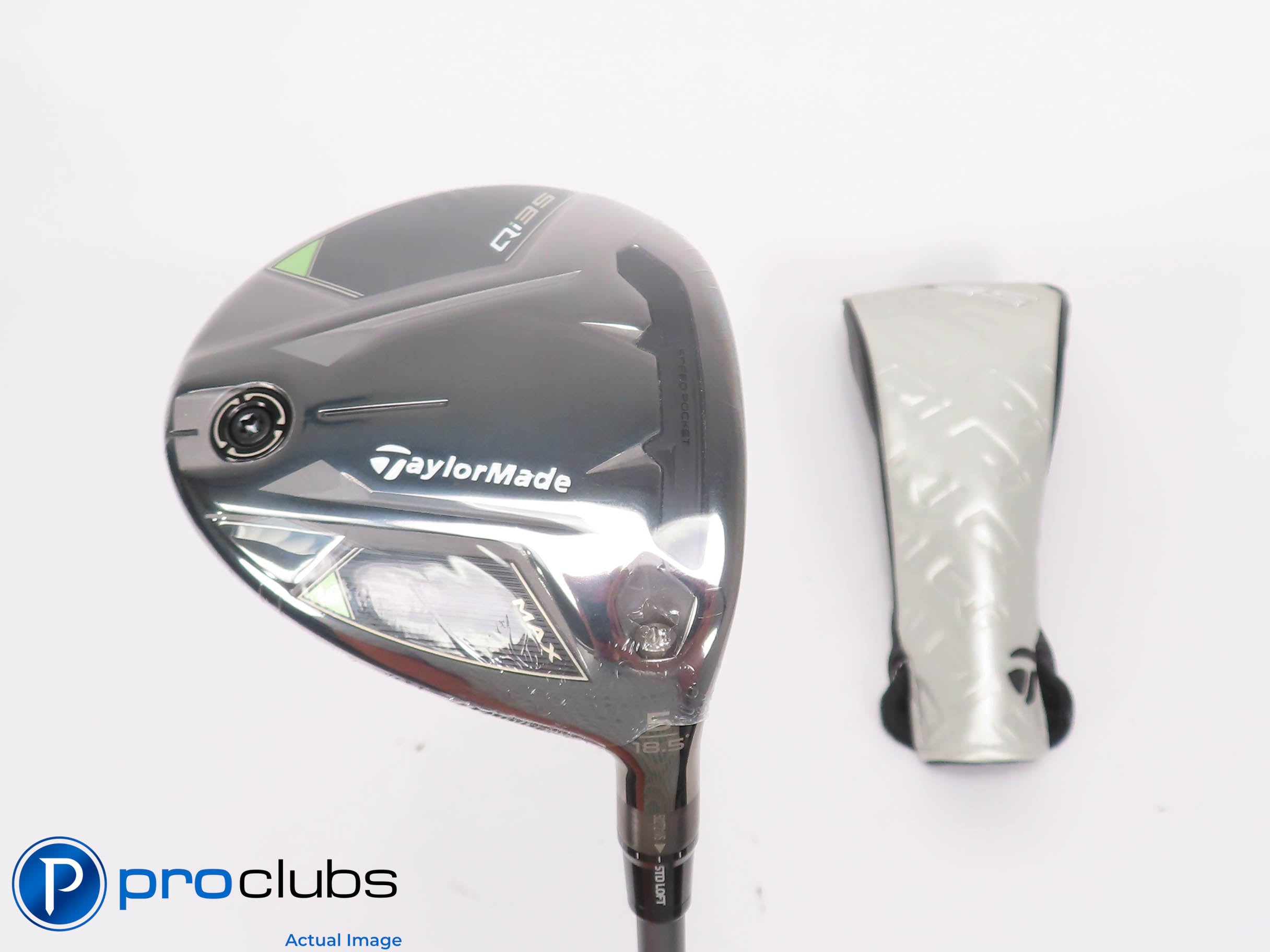 New! TaylorMade Qi35 MAX 18.5* 5 Wood w/ HC - Air Speeder 50g Regular - 461251