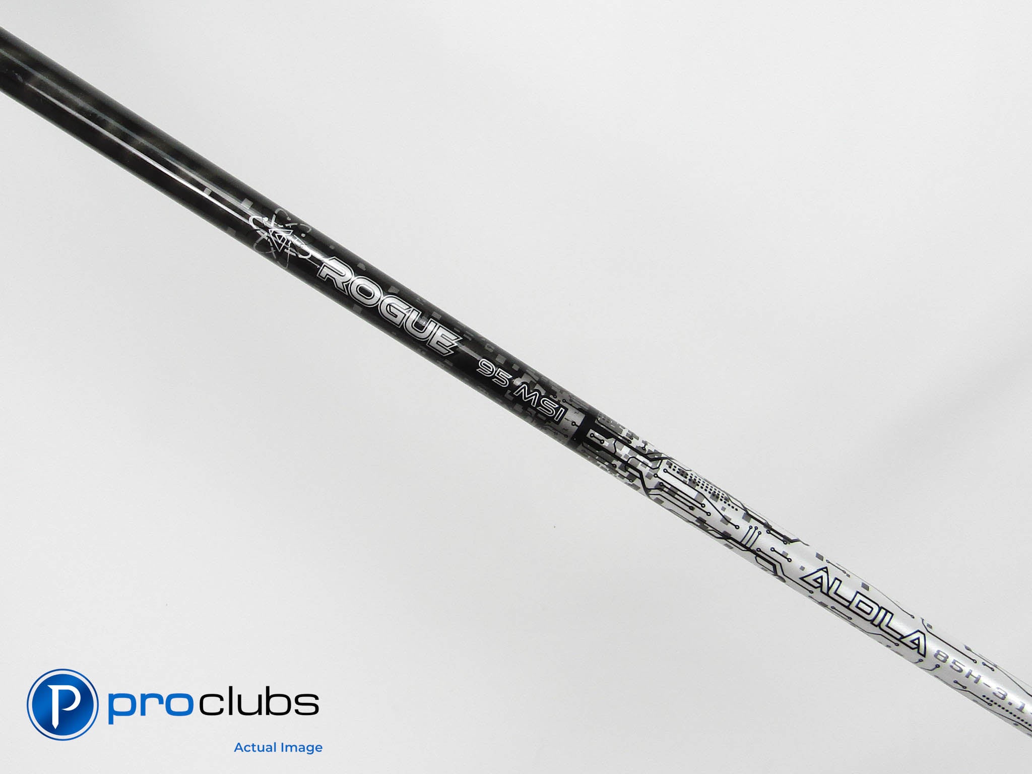 New! ALDILA ROGUE Black 95 MSI 85H Regular Flex Hybrid Shaft .370" #458986