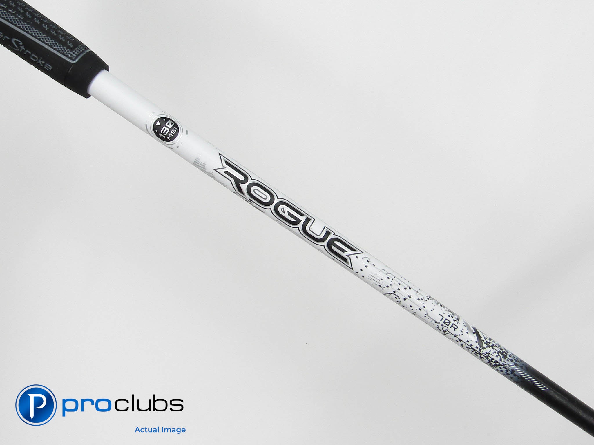 ALDILA ROGUE White 130 MSI 70 Regular 42.75" Driver Shaft w/ PING 430 Tip 454726