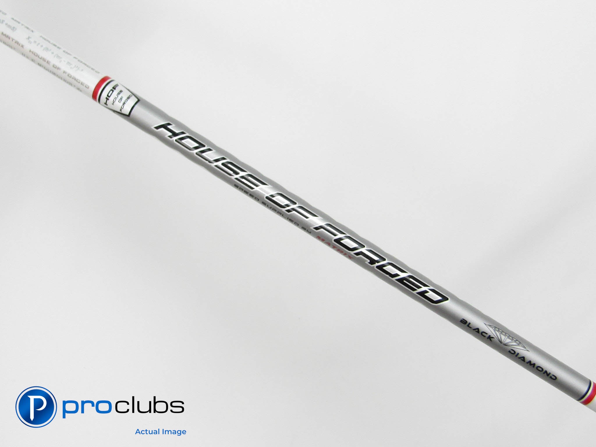 HOUSE OF FORGED Black Diamond 53g Stiff Driver Shaft w/ TaylorMade Tip 430075