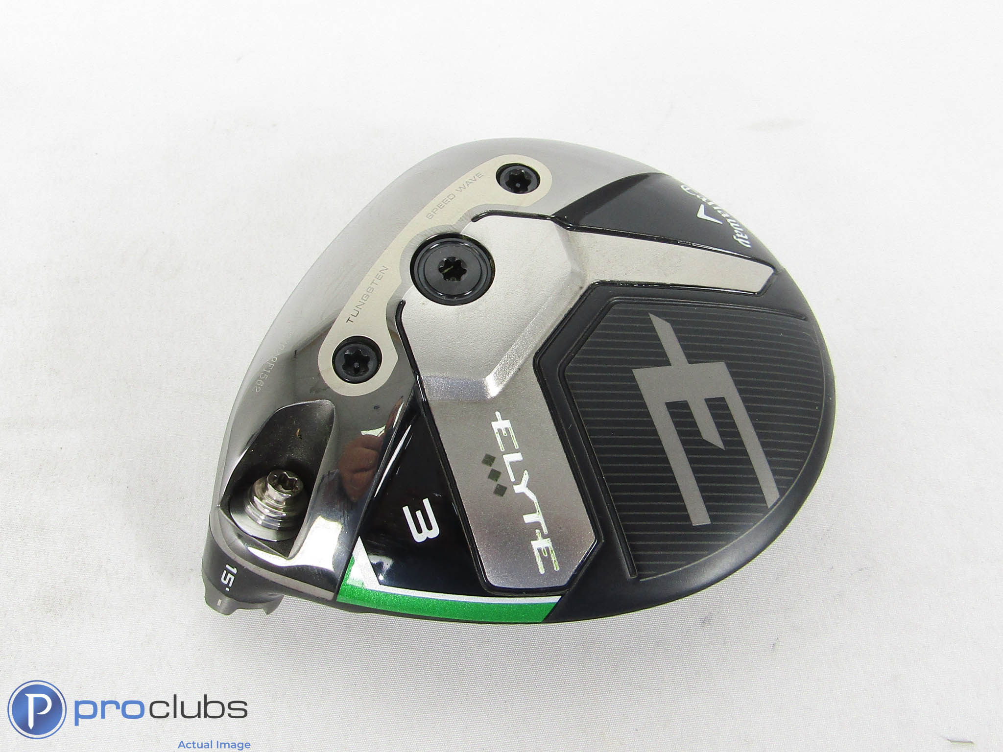 LH Callaway ELYTE Triple Diamond 15* 3 Wood - Head Only w/HeadCover - 461525