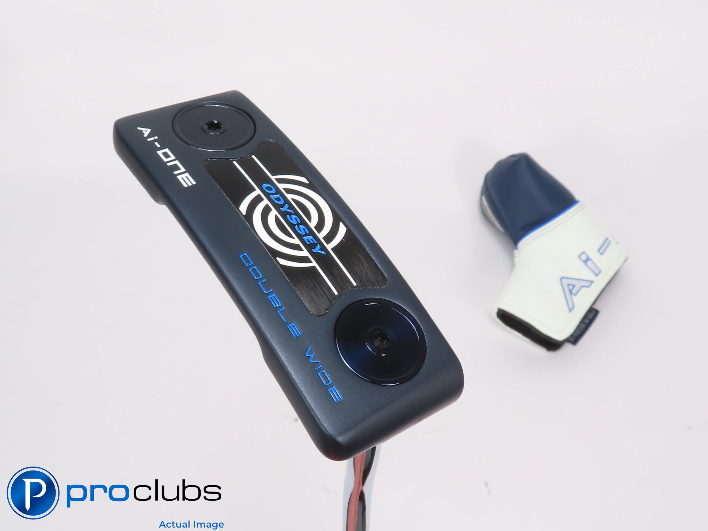 Mint! Odyssey Ai-One Double Wide 35" Putter w/ HC - Odyssey Pistol Grip - 461379