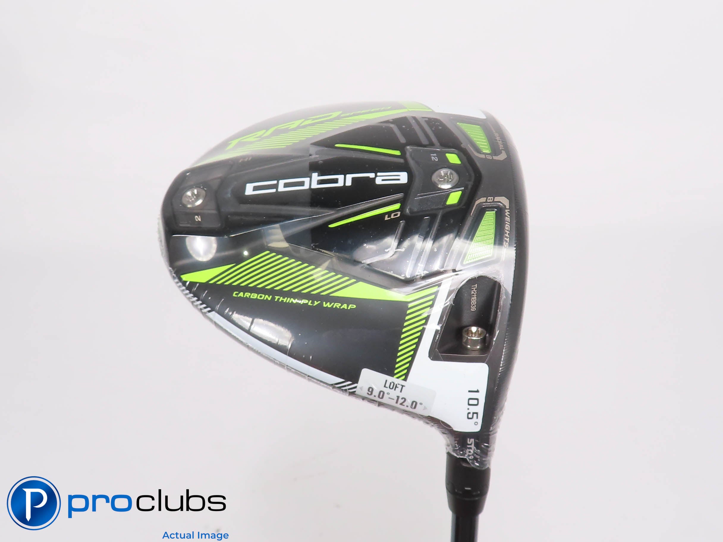 New! Cobra King RAD Speed 10.5* Driver - Lin-Q Blue 7F4 Stiff Flex - 461129