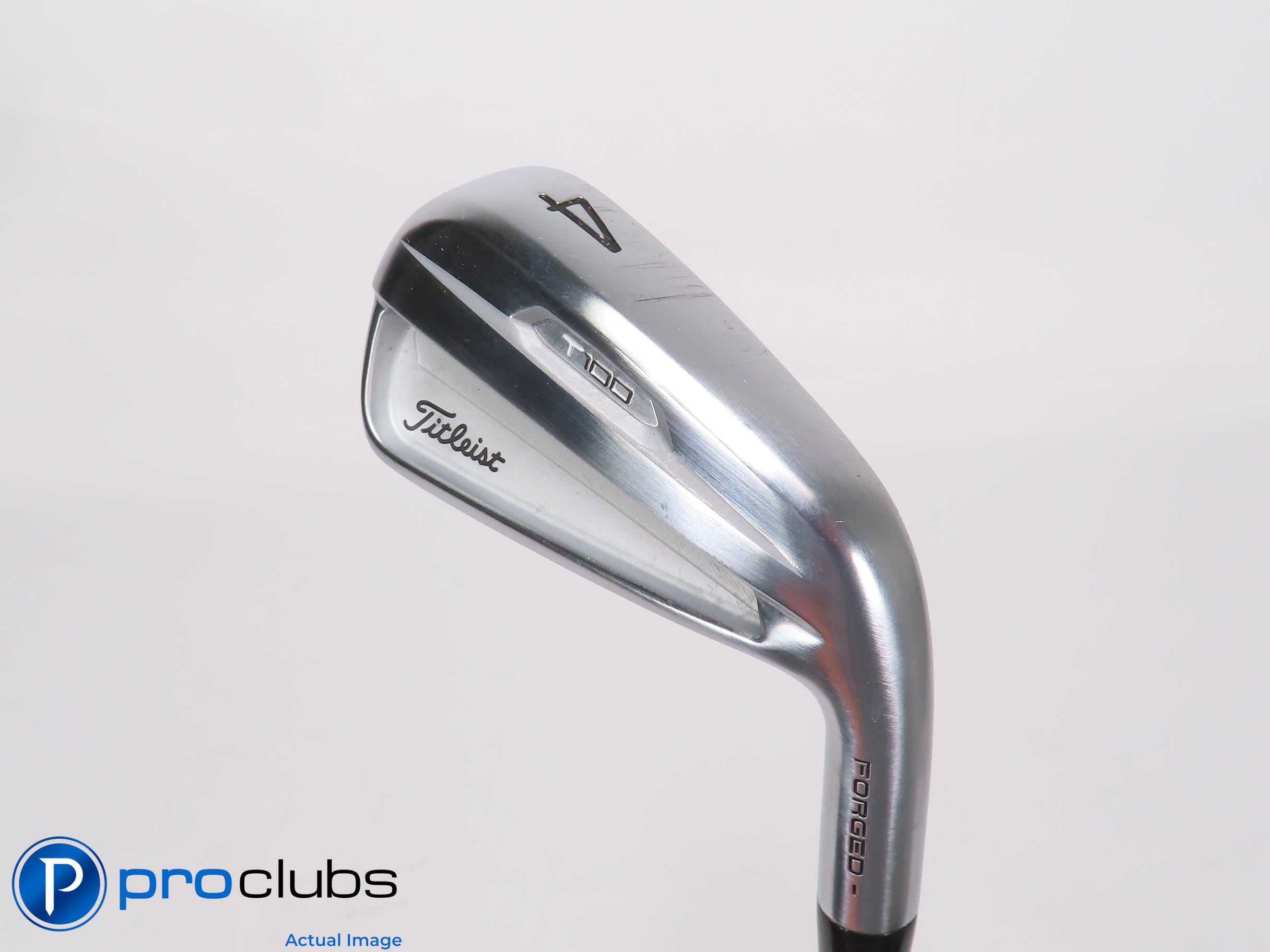 Titleist '21 T100 4 Iron - TT AMT Tour White S300 Stiff Flex Steel - 461341