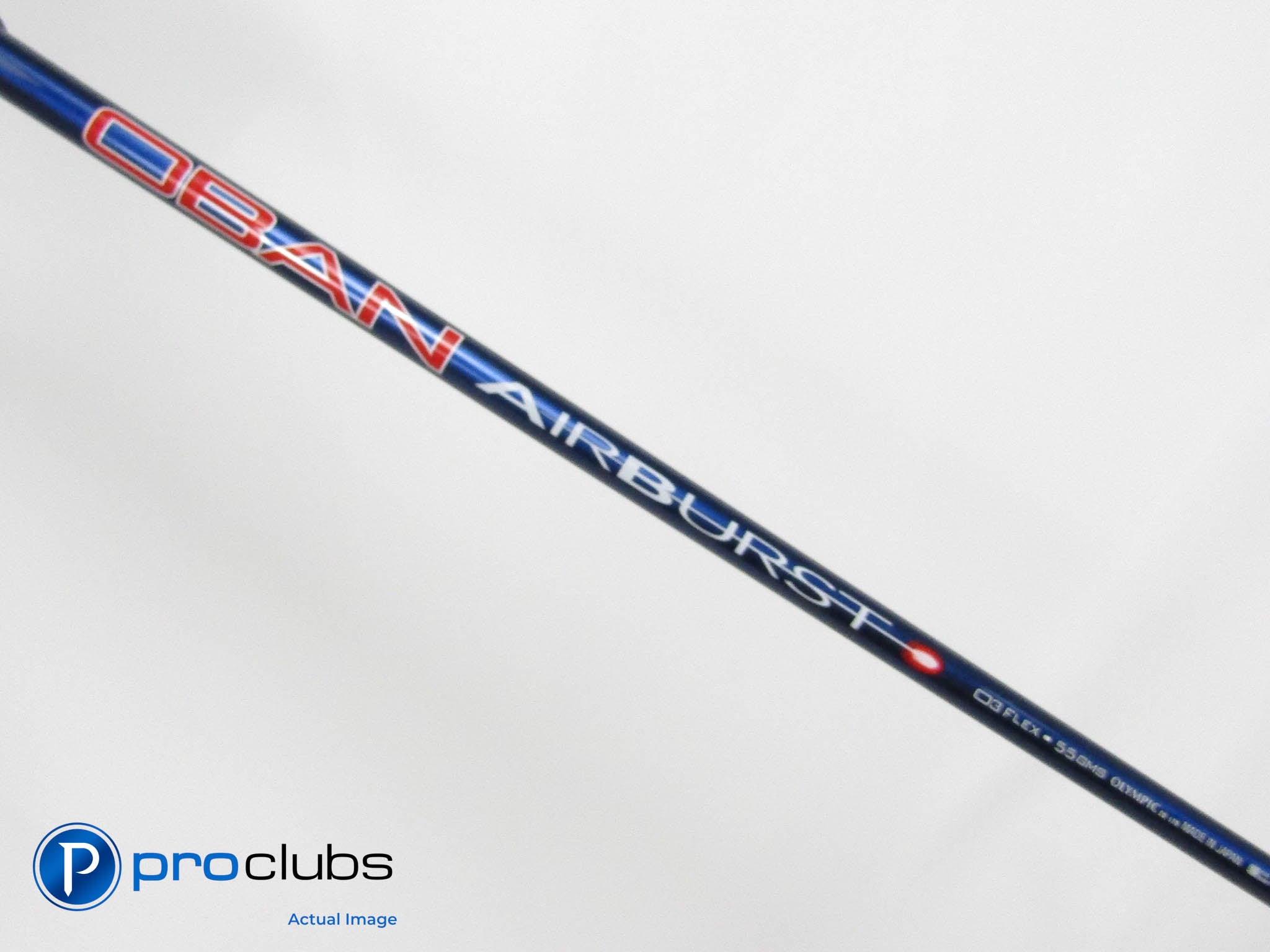 OBAN Airburst COBALT 55 03 Regular Flex 43" Driver Shaft -Titleist Tip #461302