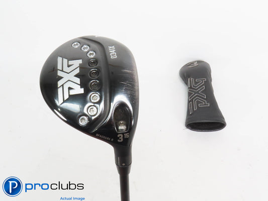 Nice PXG 0341 Gen1 15* 3 WOOD w/Cover - Aldila NV 2KXV Blue 70 Stiff Flex 419257