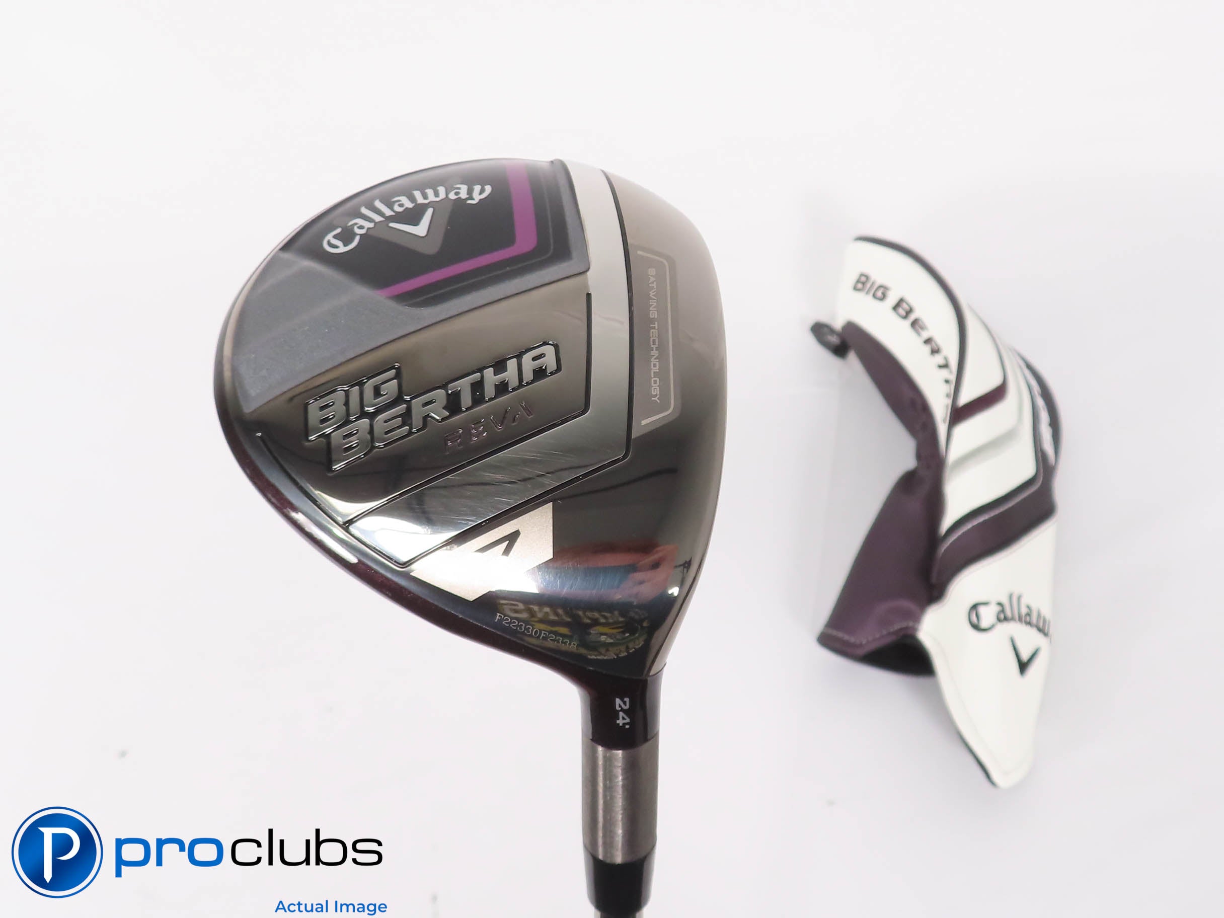Nice Ladies Callaway '23 Big Bertha REVA 24* 7 WOOD w/Cover - Ladies Flex 461591