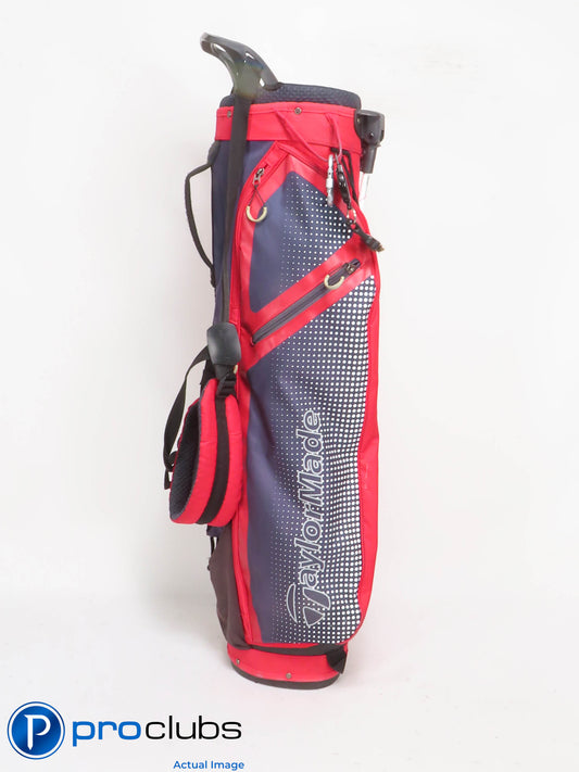 TaylorMade Sunday Carry / Stand Golf Bag - Red/Navy 419484