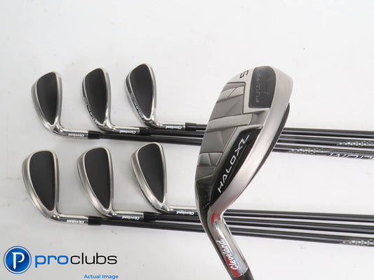 Nice Left Handed Cleveland HALO XL FULL FACE 5-PW,GW IRON SET Regular Flex +1/2"