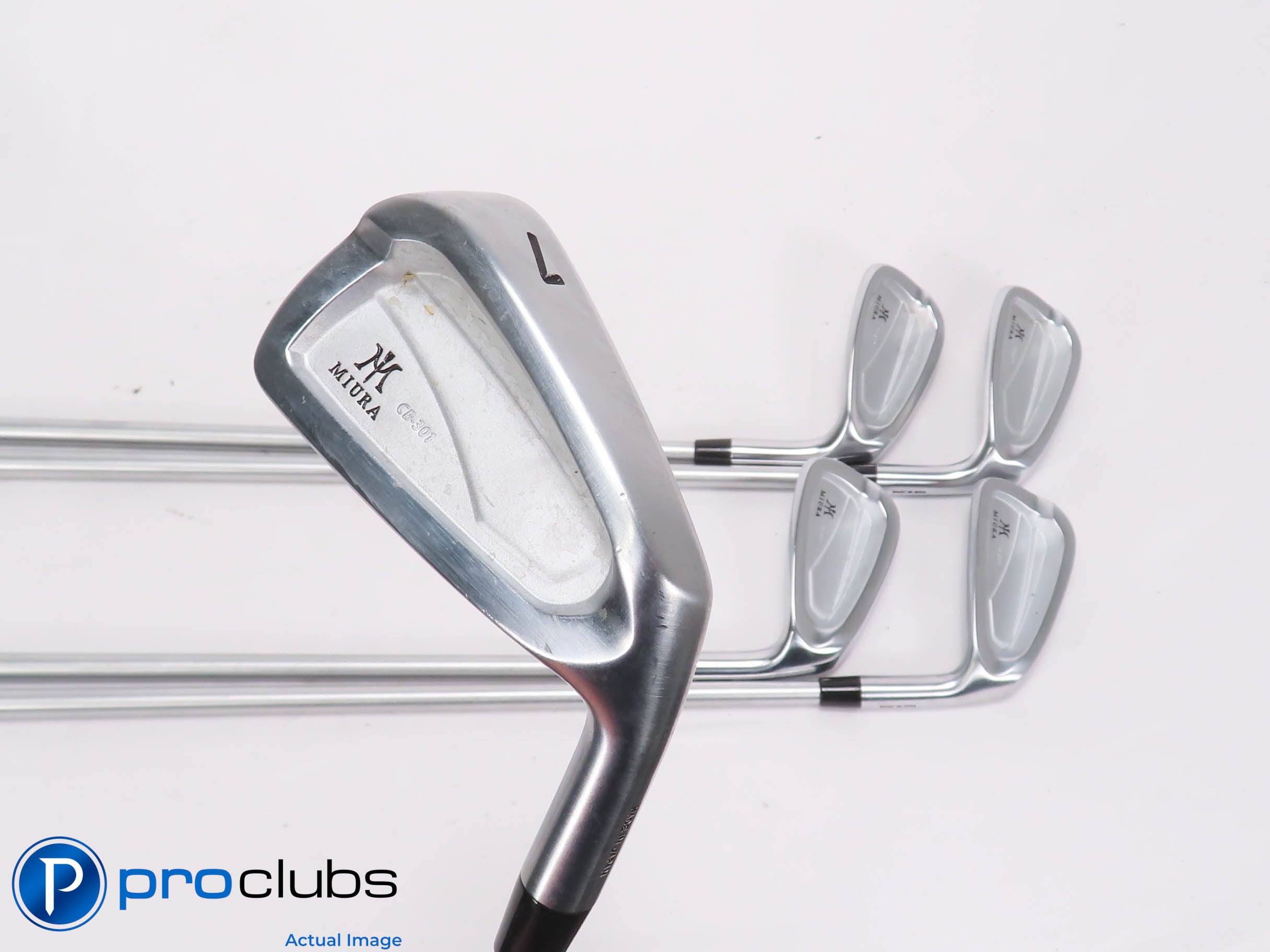 Nice MIURA CB-301 7-PW,GW IRON SET - KBS CTaper Lite 110 Stiff Flex Steel 460816