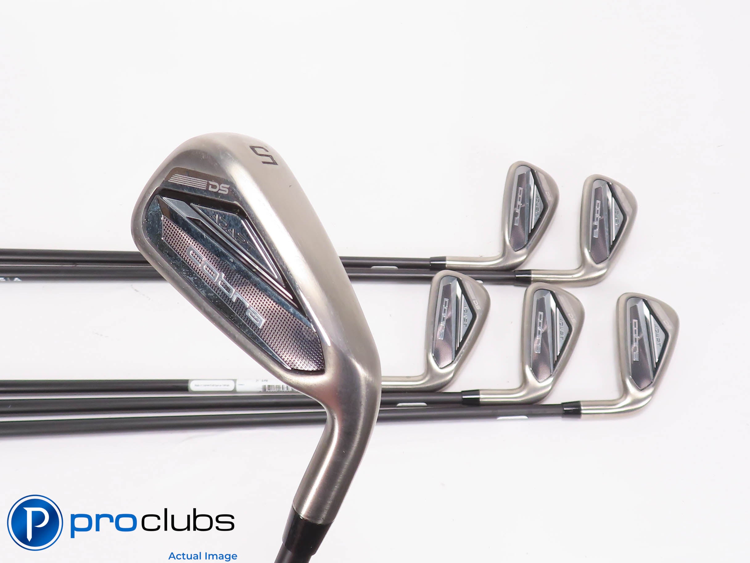 Nice Cobra DS-ADAPT 5-PW IRON SET - KBS PGI 65 Senior Flex Graphite 457460