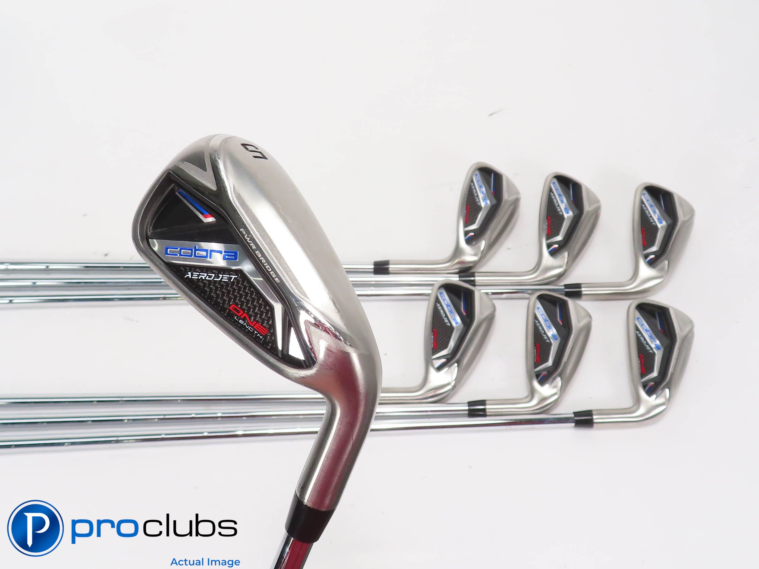 NIce Cobra AEROJET ONE Length 5-PW,GW IRON SET - KBS Regular Flex Steel 454471