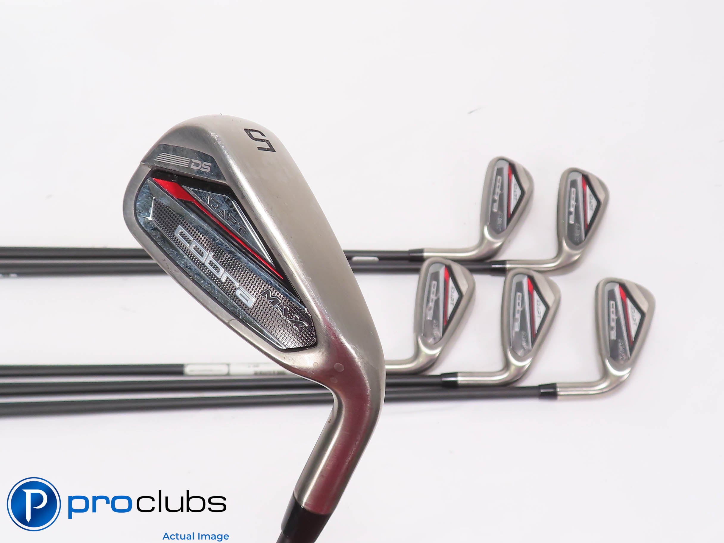 Nice Cobra DS-ADAPT MAX 5-PW IRON SET - KBS PGI 75 Regular Flex Graphite 457455