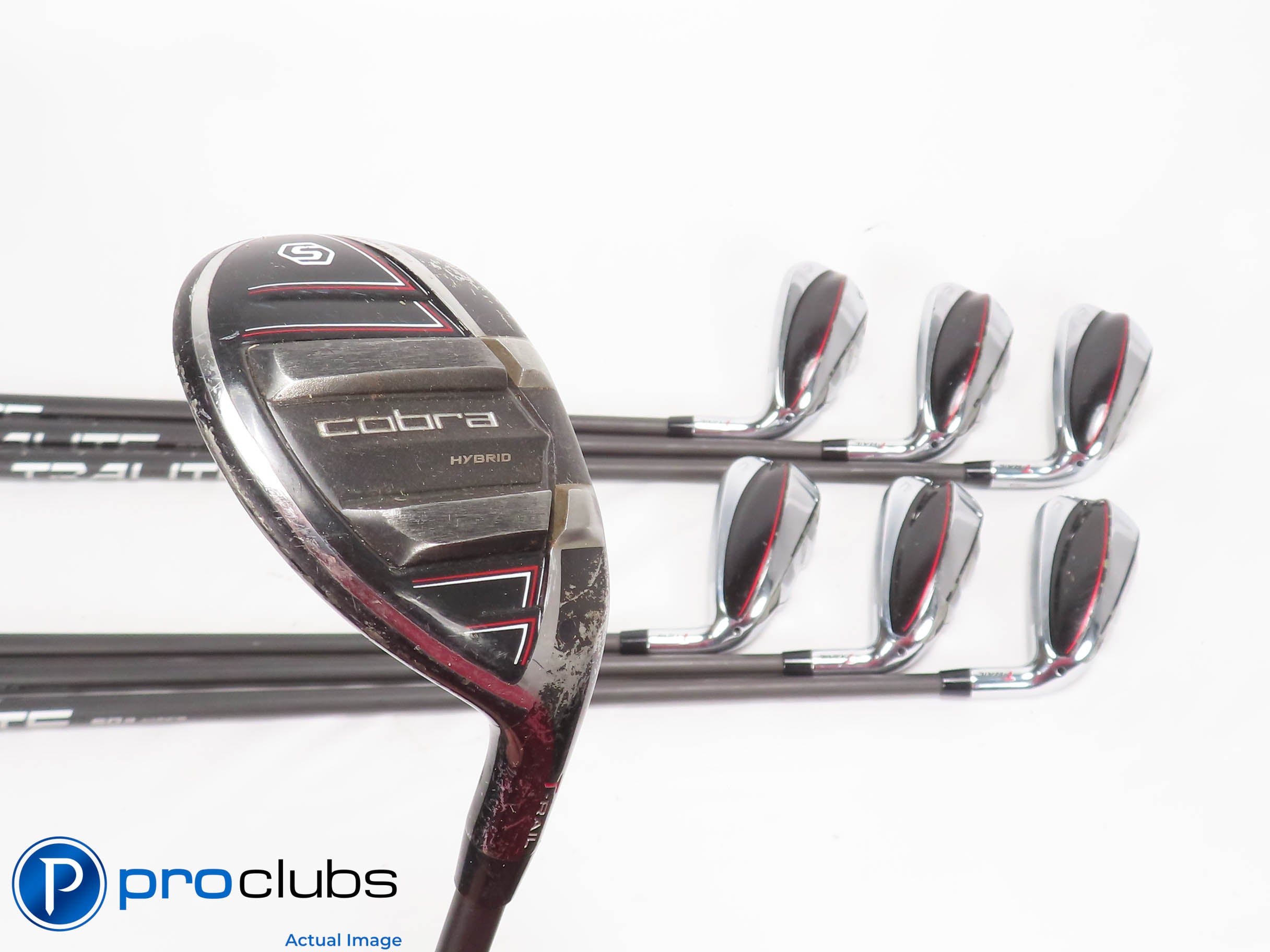 COBRA '23 T-Rail 4H,5-PW Hybrid IRON SET - Cobra 50 Regular Flex Graphite 457511