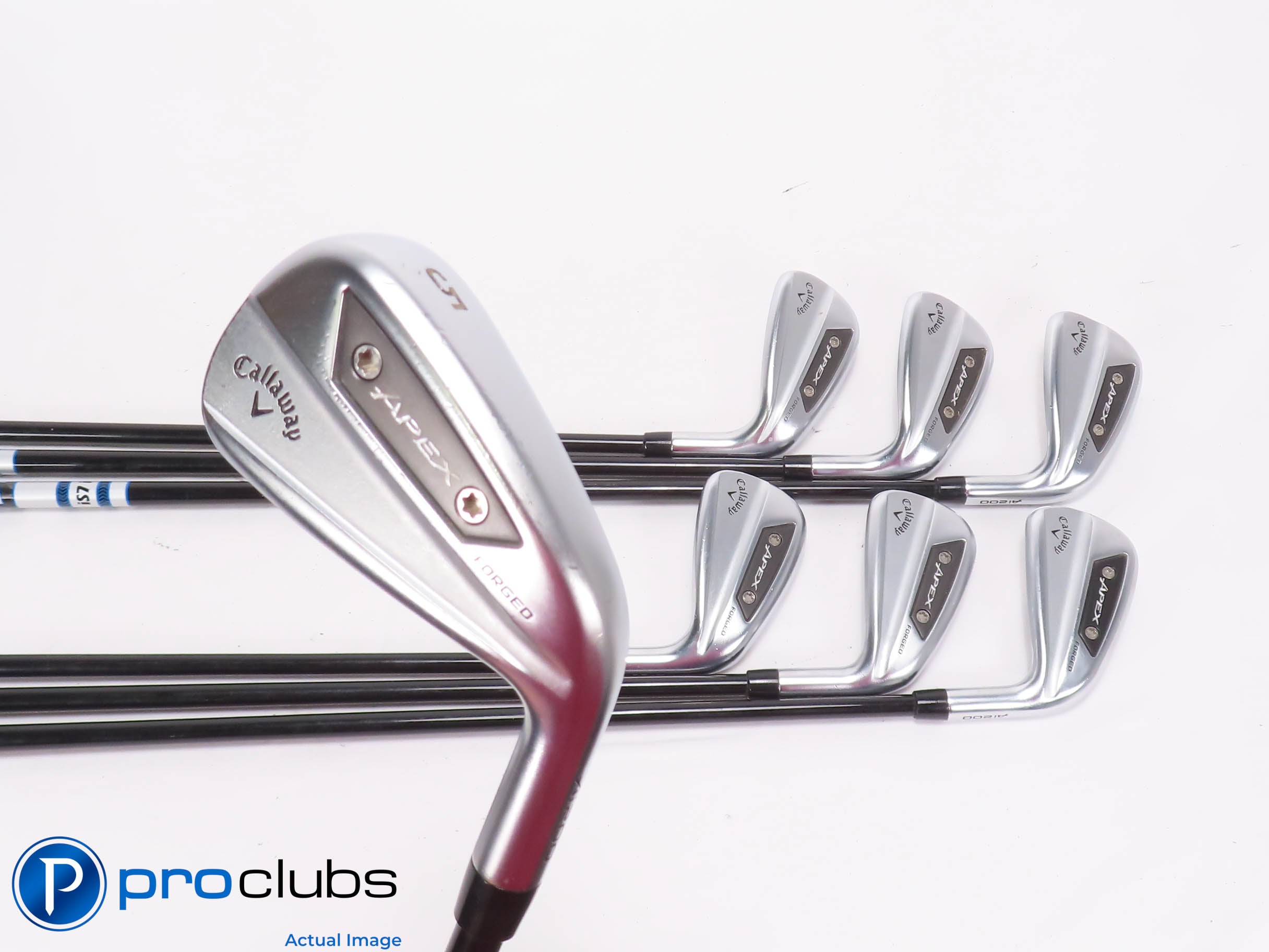 Nice Callaway APEX Ai200 5-PW,AW IRON SET Accra iS7 Regular Flex Graphite 461498