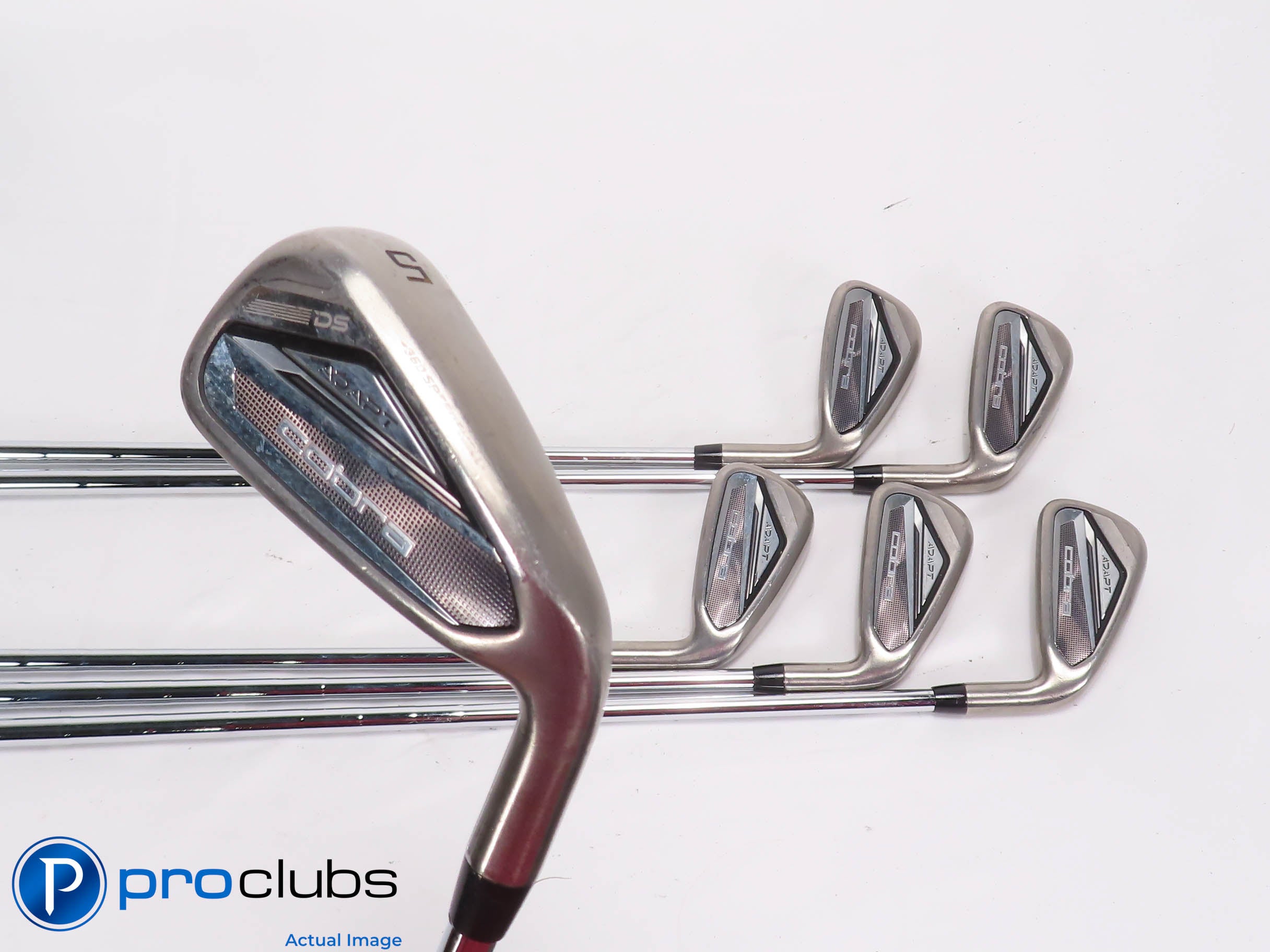 Nice Cobra DS-ADAPT 5-PW IRON SET - KBS Tour Lite Regular Flex Steel 457497