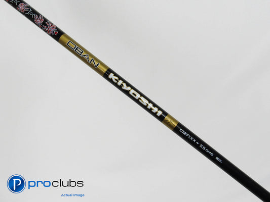 OBAN KIYOSHI Black 55 02 Senior Flex fairway Shaft w/ TaylorMade Tip #420007