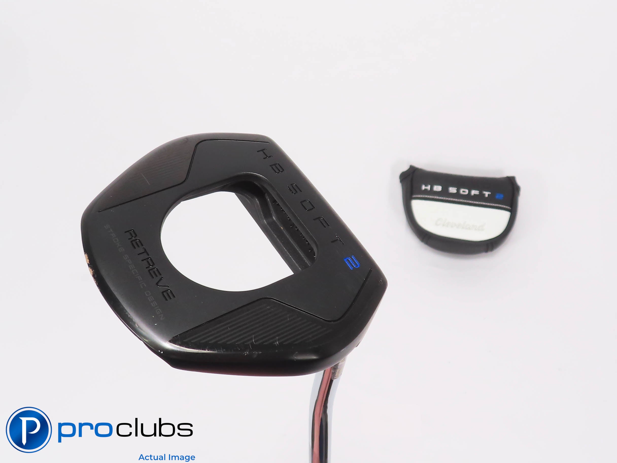 Cleveland HB SOFT 2 RETREVE 34" Black Putter w/ UST ALL IN w/ Cover #462489