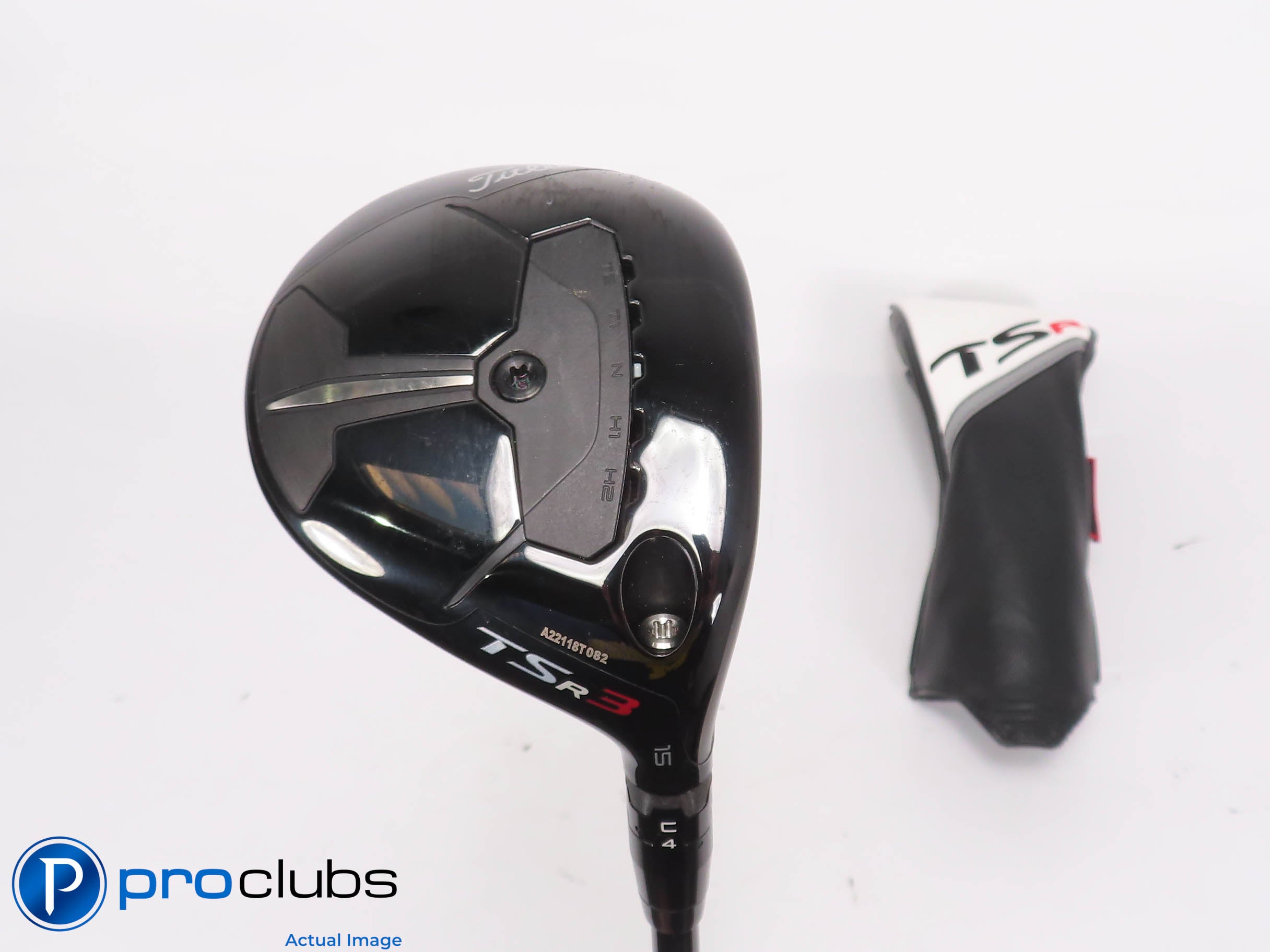 Tour Issue! Titleist TSr3 15* 3 Wood w/HC - Tensei Blue AV 55g Stiff - 461730