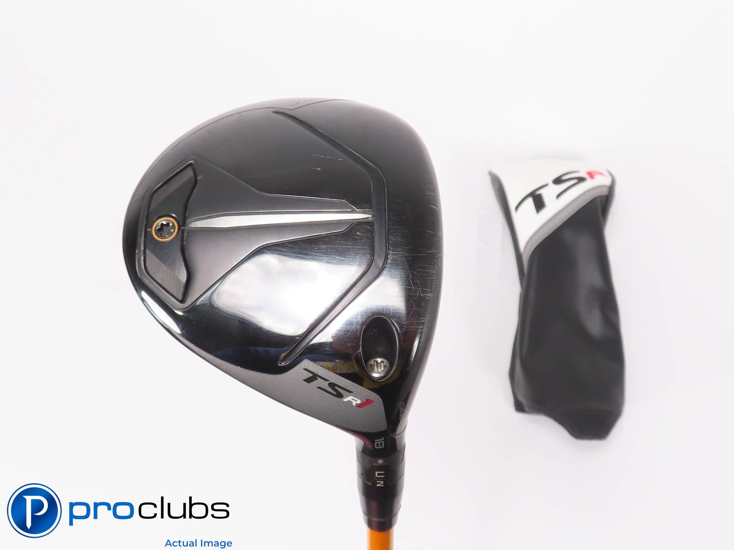 Titleist TSr1 18* 5 Wood w/ HC - UST Mamiya Elements Fire 6F5 X-Flex - 461782