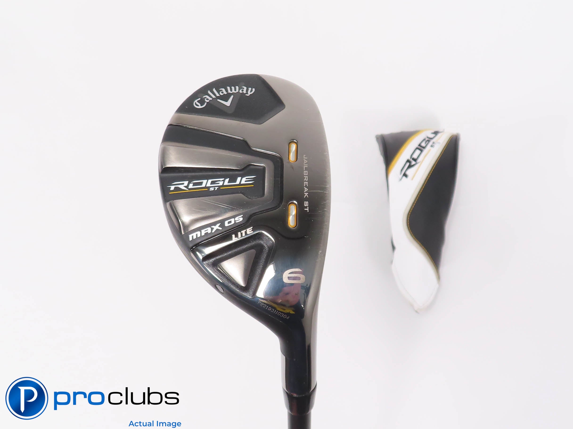 Ladies Callaway Rogue ST MAX OS Lite 6 Hybrid w/ HC - Cypher Ladies Flex 462392