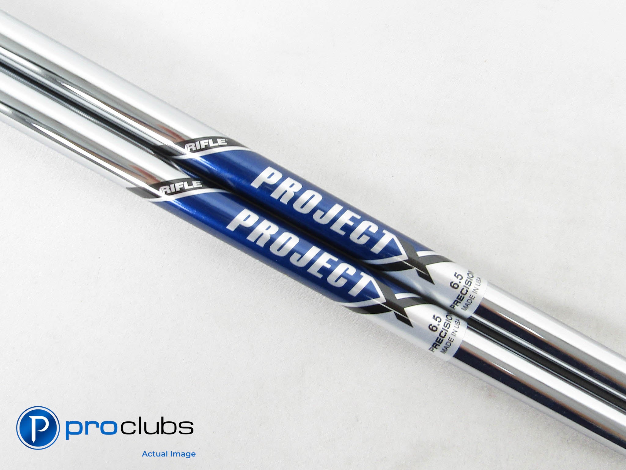 New! 2pc Project X 6.5 X-Flex Steel Iron / Wedge Shaft .370" Tip #459085