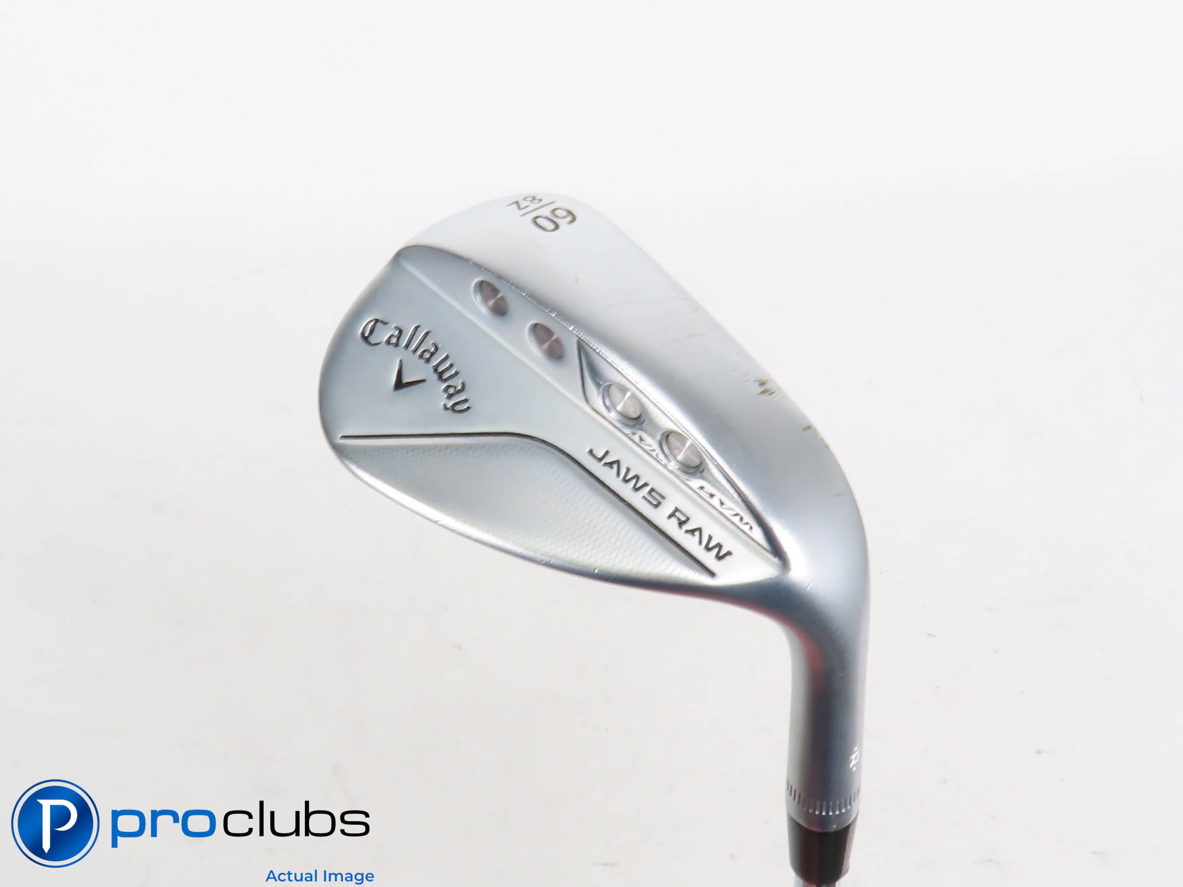 Callaway JAWS RAW 60*(8*) Wedge Z-Grind - DG Tour Issue Spinner Wedge #419624