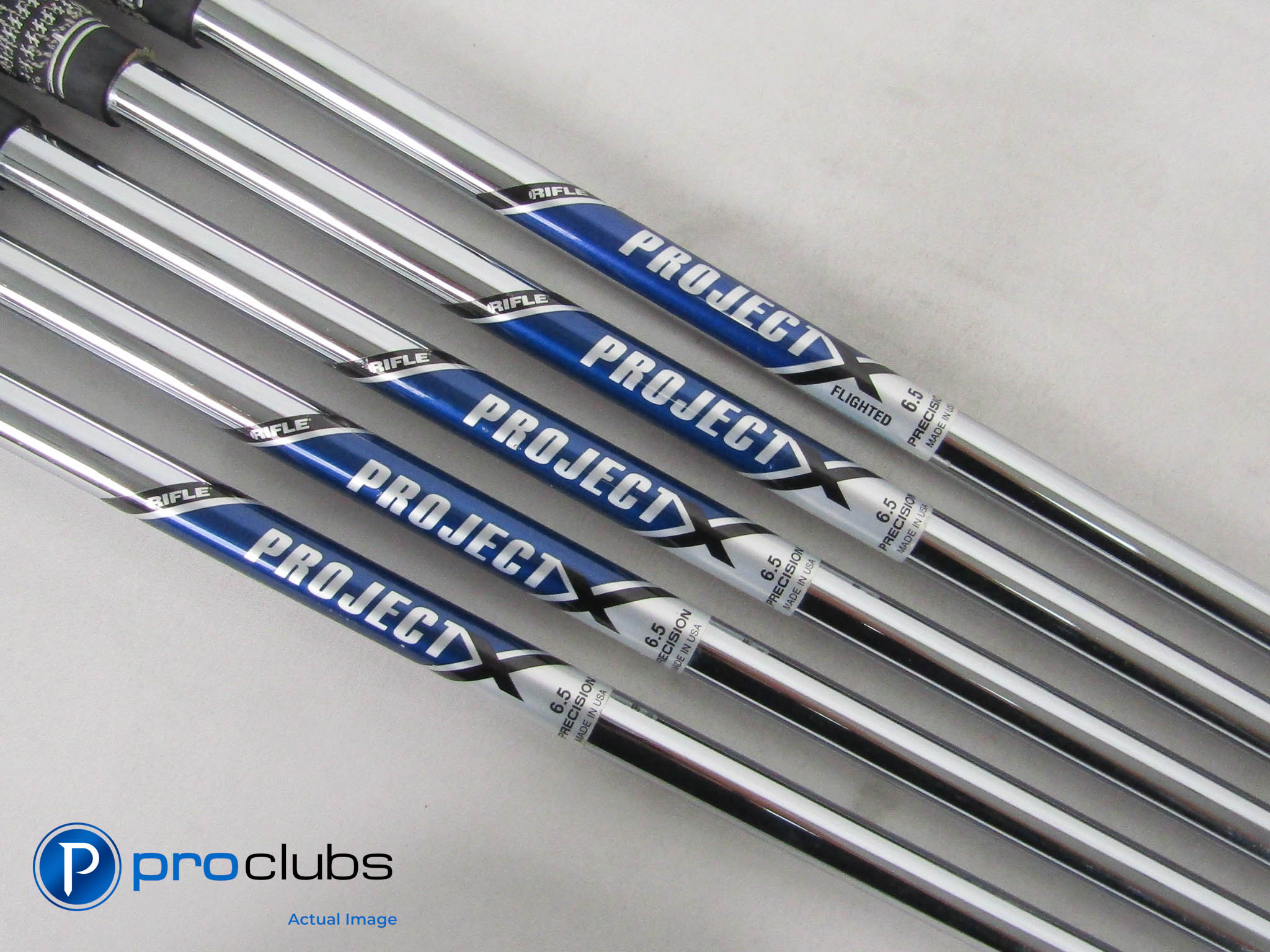 5pc Project X 6.5 X-Flex Steel Irons Shafts (6-PW) .355" Taper Tip #459555