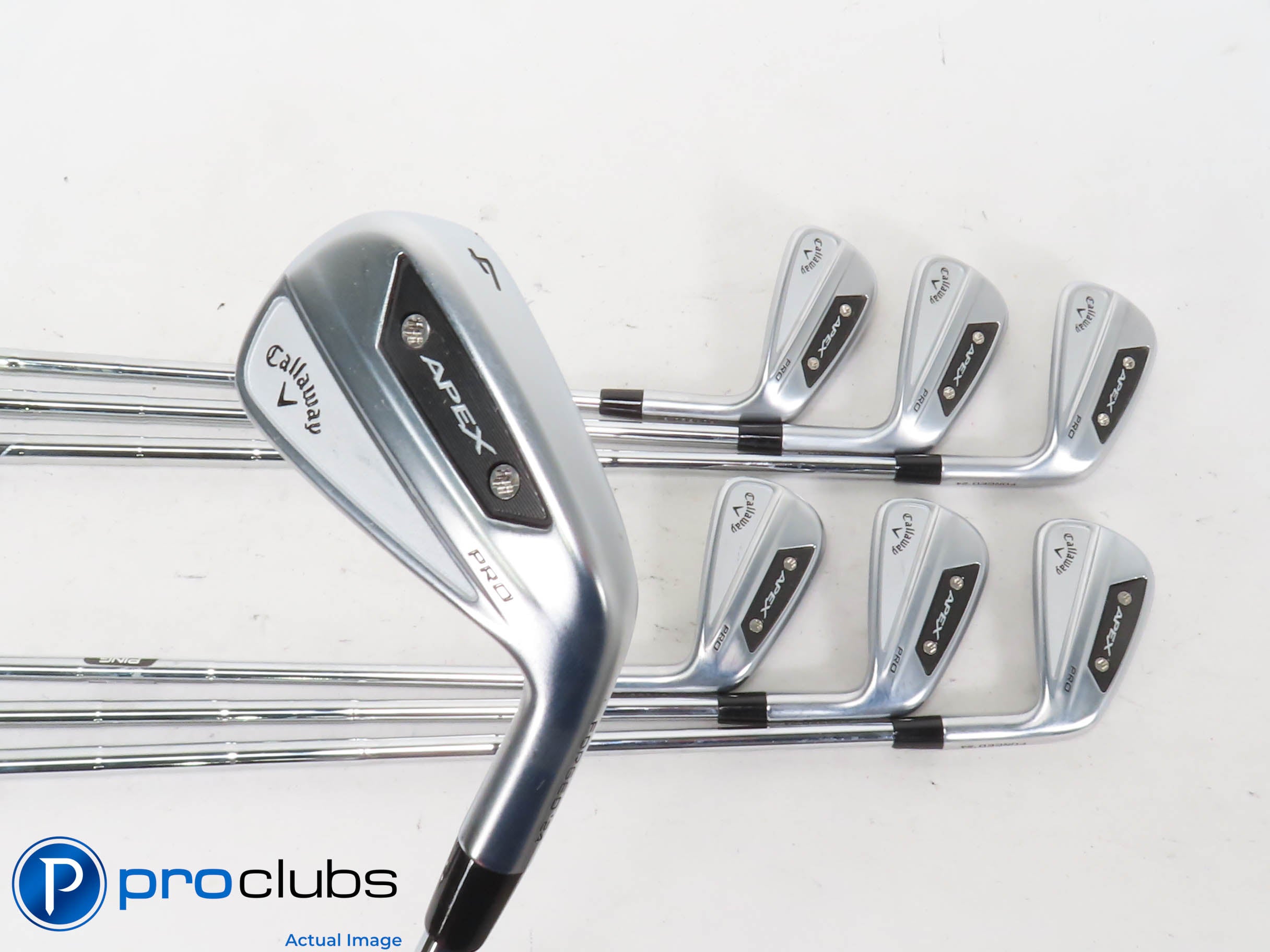Nice Callaway '24 APEX PRO 4-PW IRON SET -DG MID115 S300 Stiff Flex Steel 420302