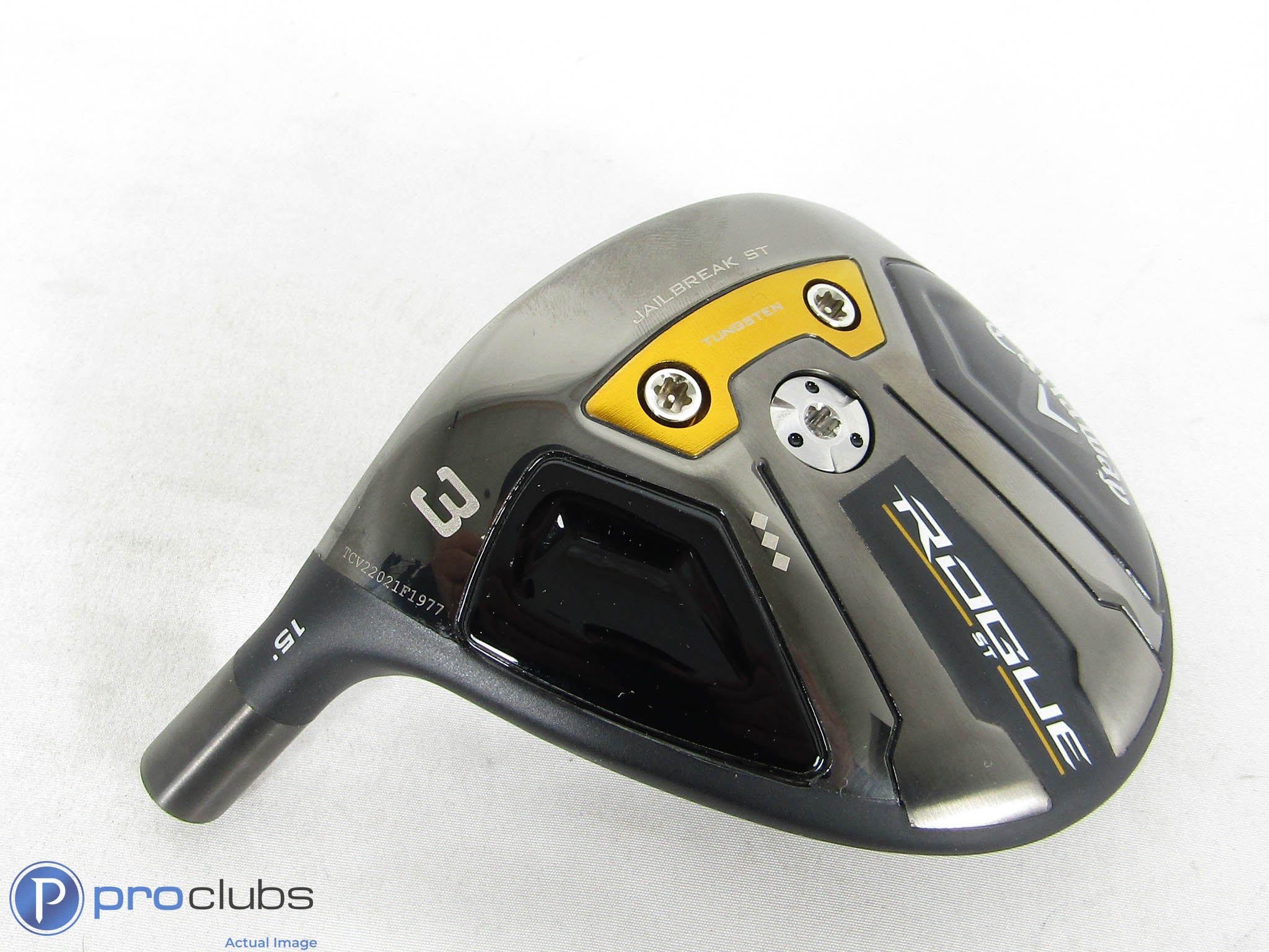 LH Tour Issue! Callaway Rogue ST Triple Diamond 15* 3 Wood - Head Only - 462810