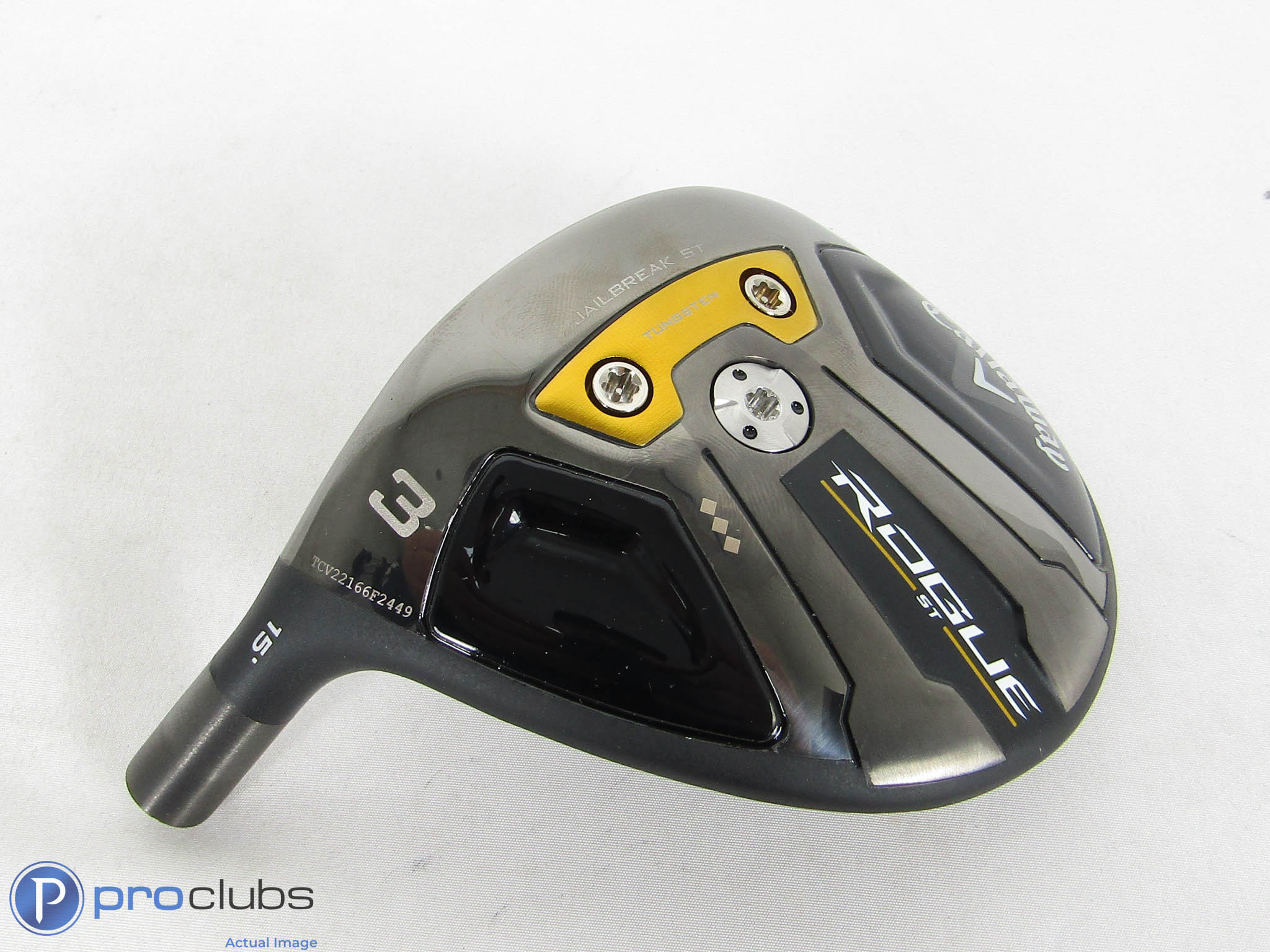 LH Tour Issue! Callaway Rogue ST Triple Diamond 15* 3 Wood - Head Only - 462809