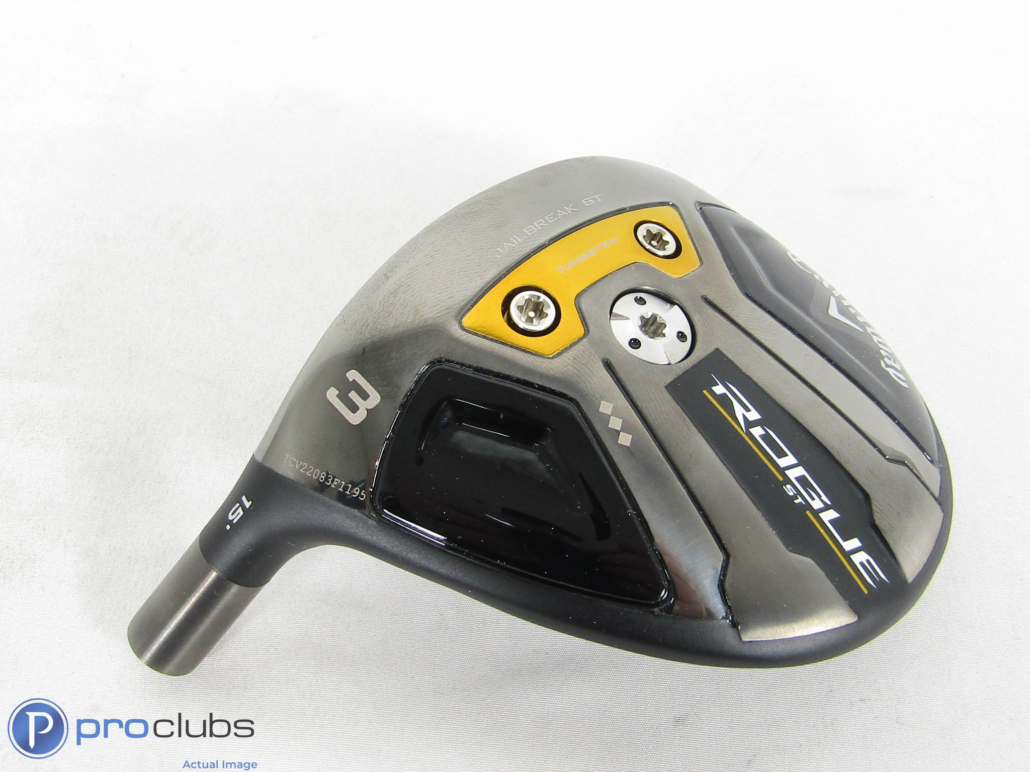 LH Tour Issue! Callaway Rogue ST Triple Diamond 15* 3 Wood - Head Only - 462808