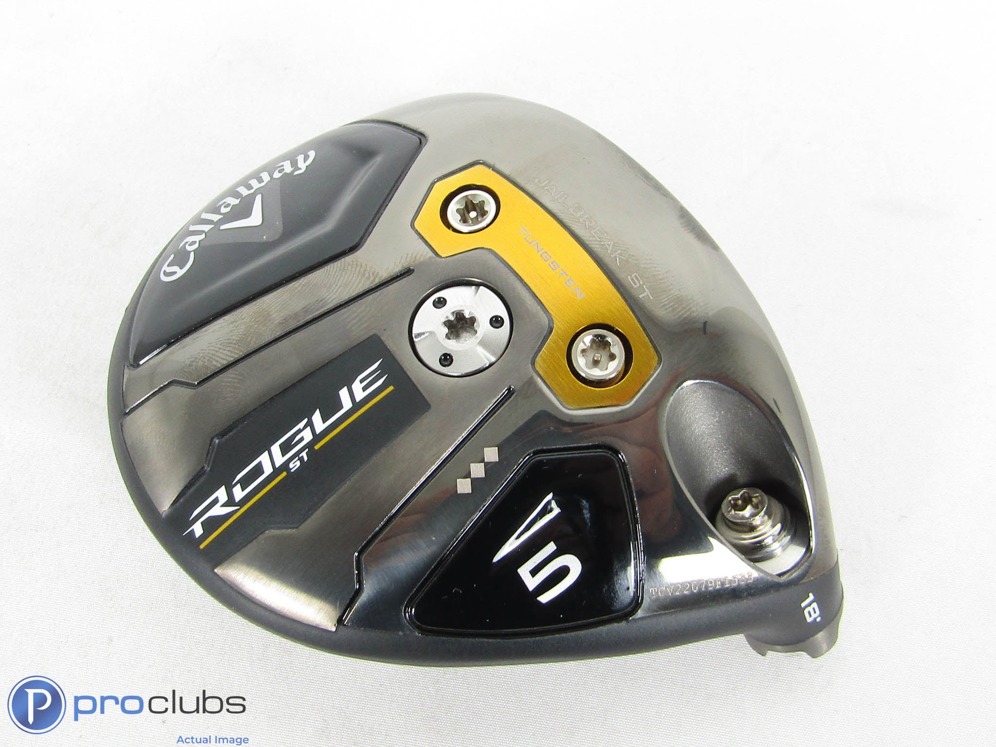 Tour Issue! Callaway Rogue ST Triple Diamond 18* 5 Wood - Head Only - 462806