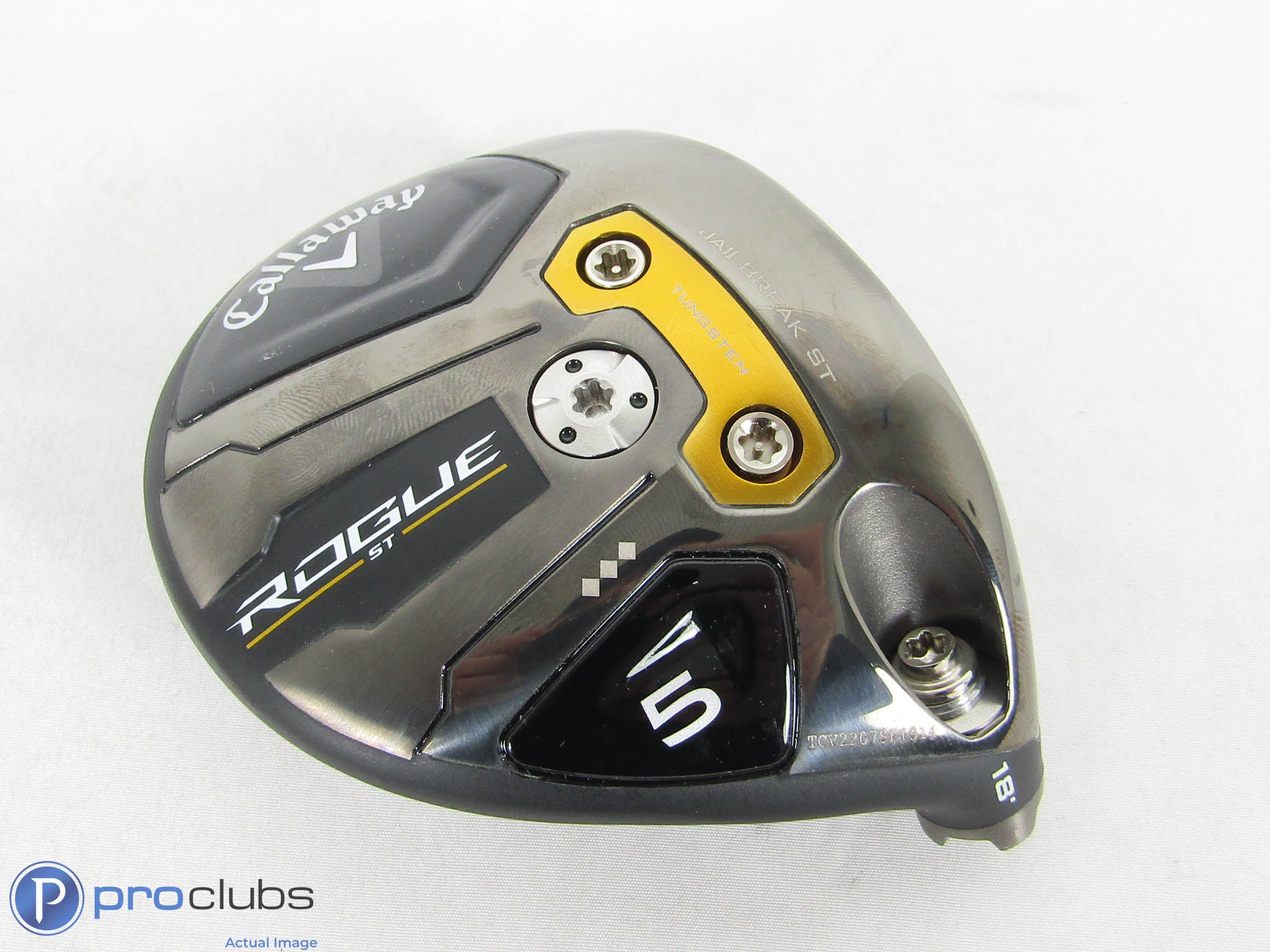 Tour Issue! Callaway Rogue ST Triple Diamond 18* 5 Wood - Head Only - 462805