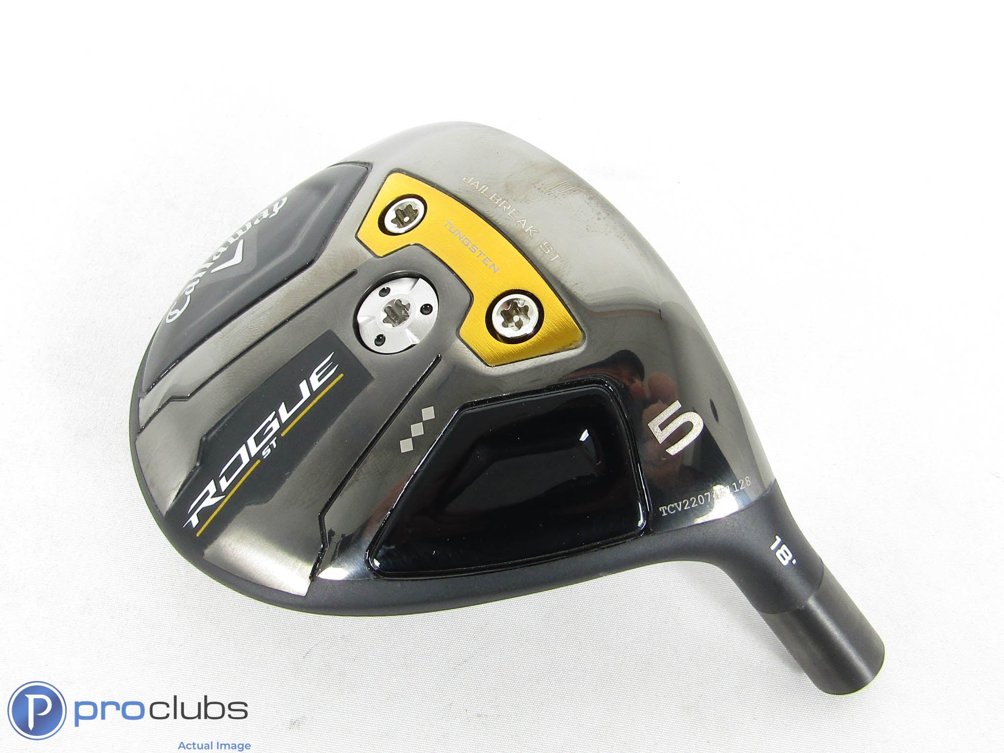 Tour Issue! Callaway Rogue ST Triple Diamond 18* 5 Wood - Head Only - 462823