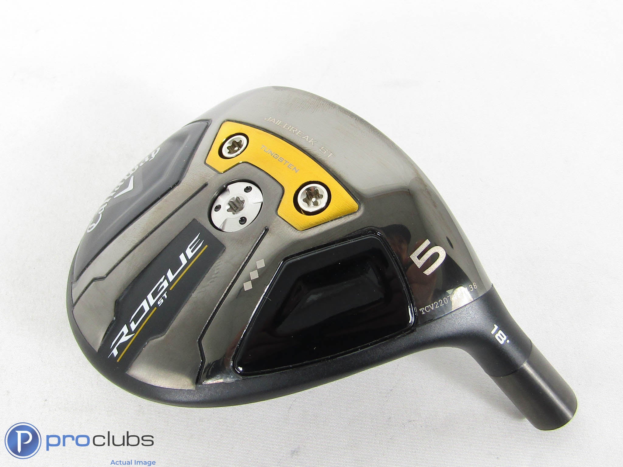 Tour Issue! Callaway Rogue ST Triple Diamond 18* 5 Wood - Head Only - 462821