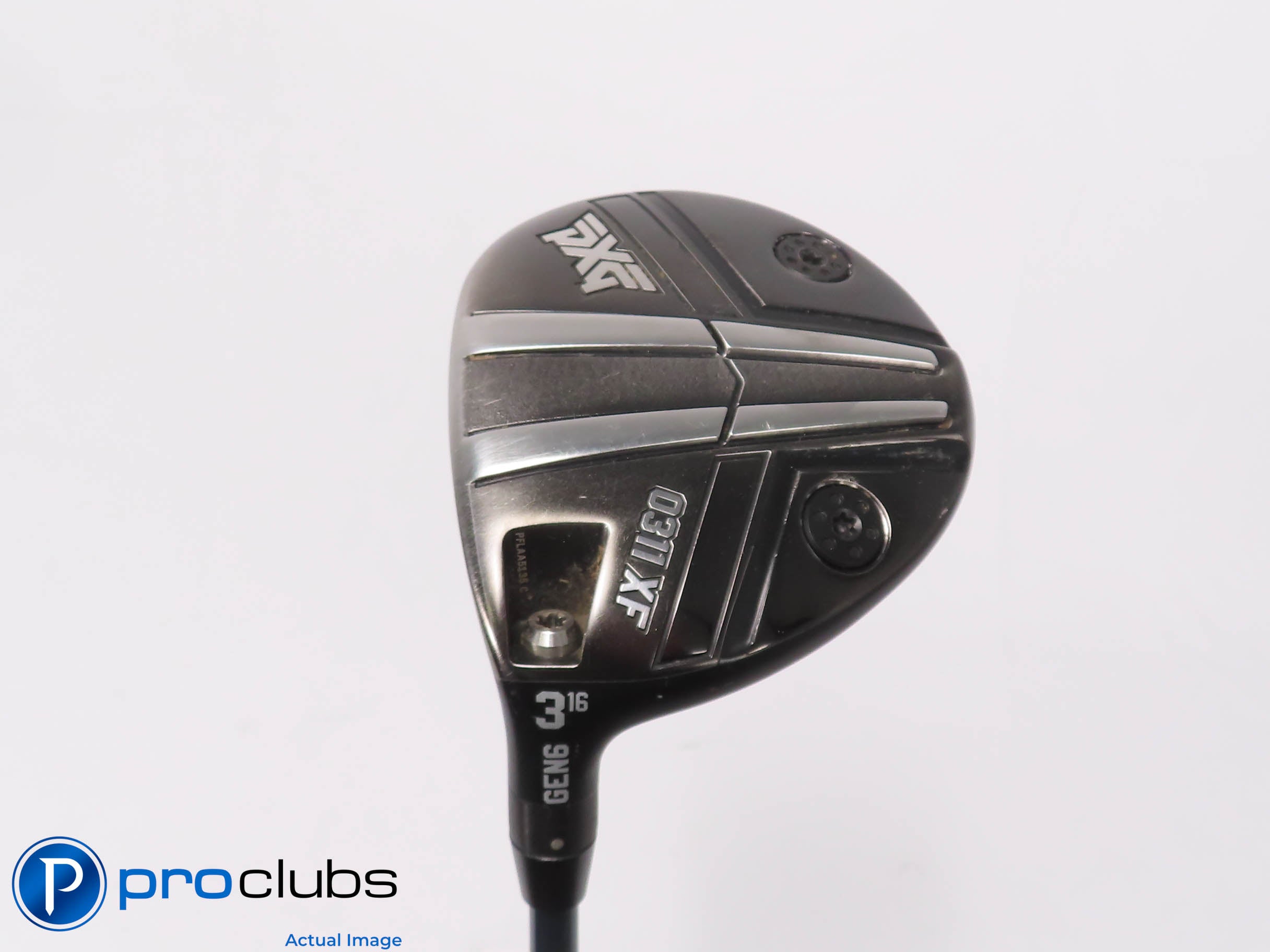 Left Handed PXG 0311XF Gen6 16* 3 Wood - Denali Blue 60g 6.0 Stiff Flex - 461679