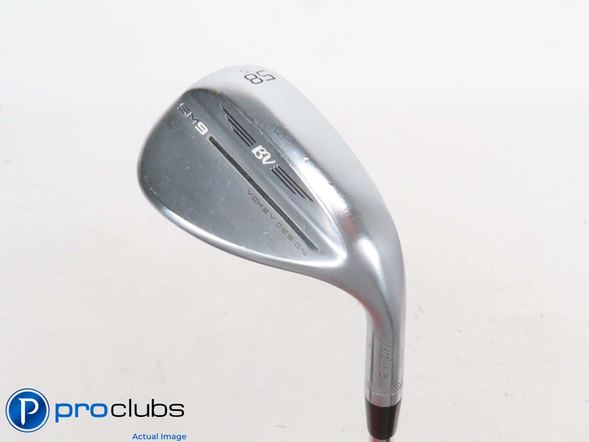 Titleist Vokey SM9 (10* S-Grind) Chrome 58* Wedge #420443