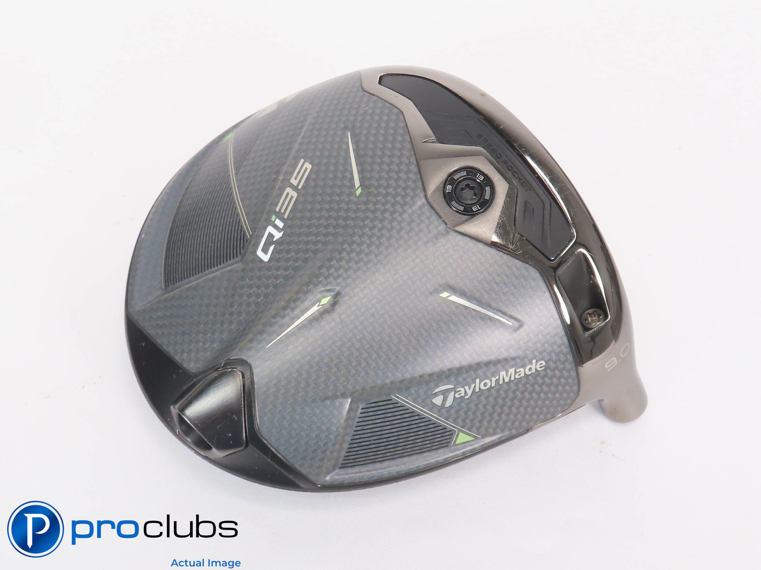 Nice TaylorMade Qi35 9* Driver HEAD ONLY 459731