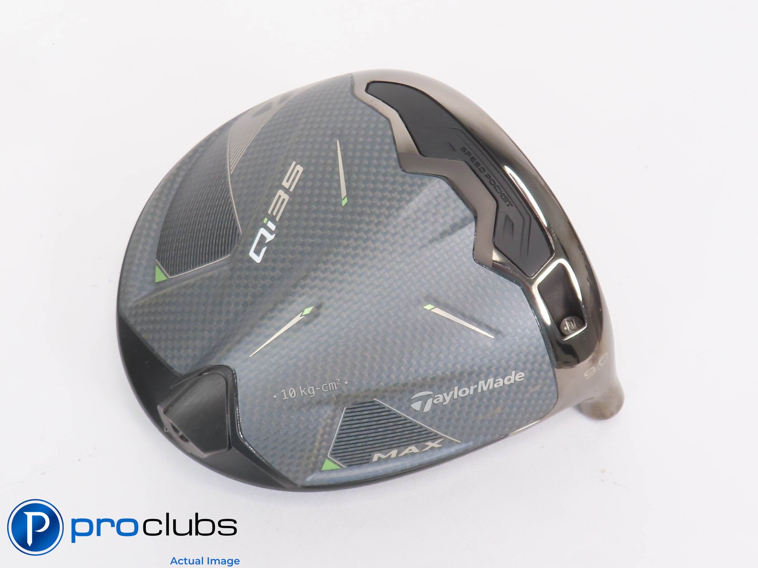 Nice TaylorMade Qi35 MAX 9* Driver HEAD ONLY 459802