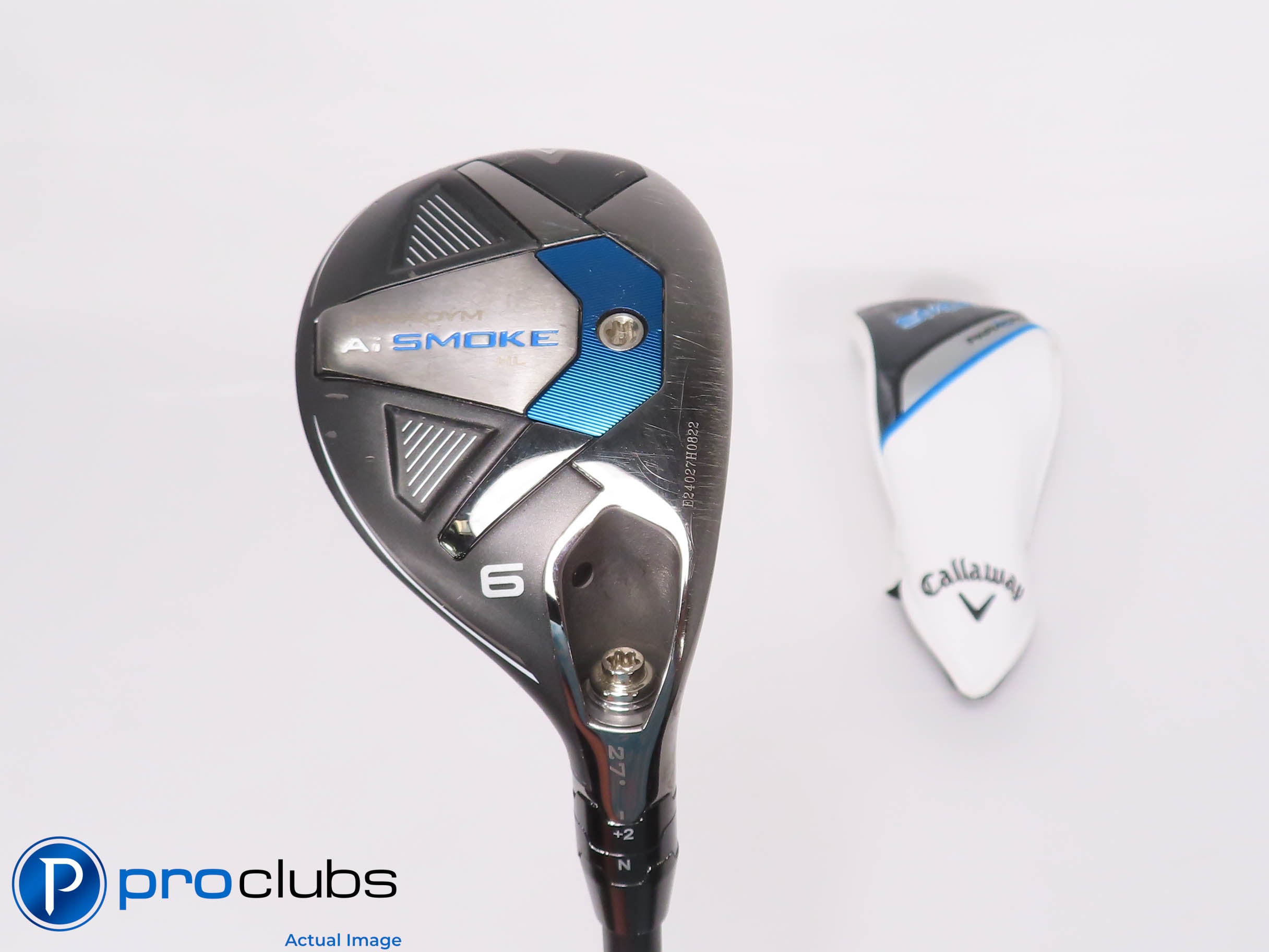 Callaway PARADYM Ai Smoke HL 27* 6 Hybrid w/HC - Cypher Fifty 5.0 Senior #459690