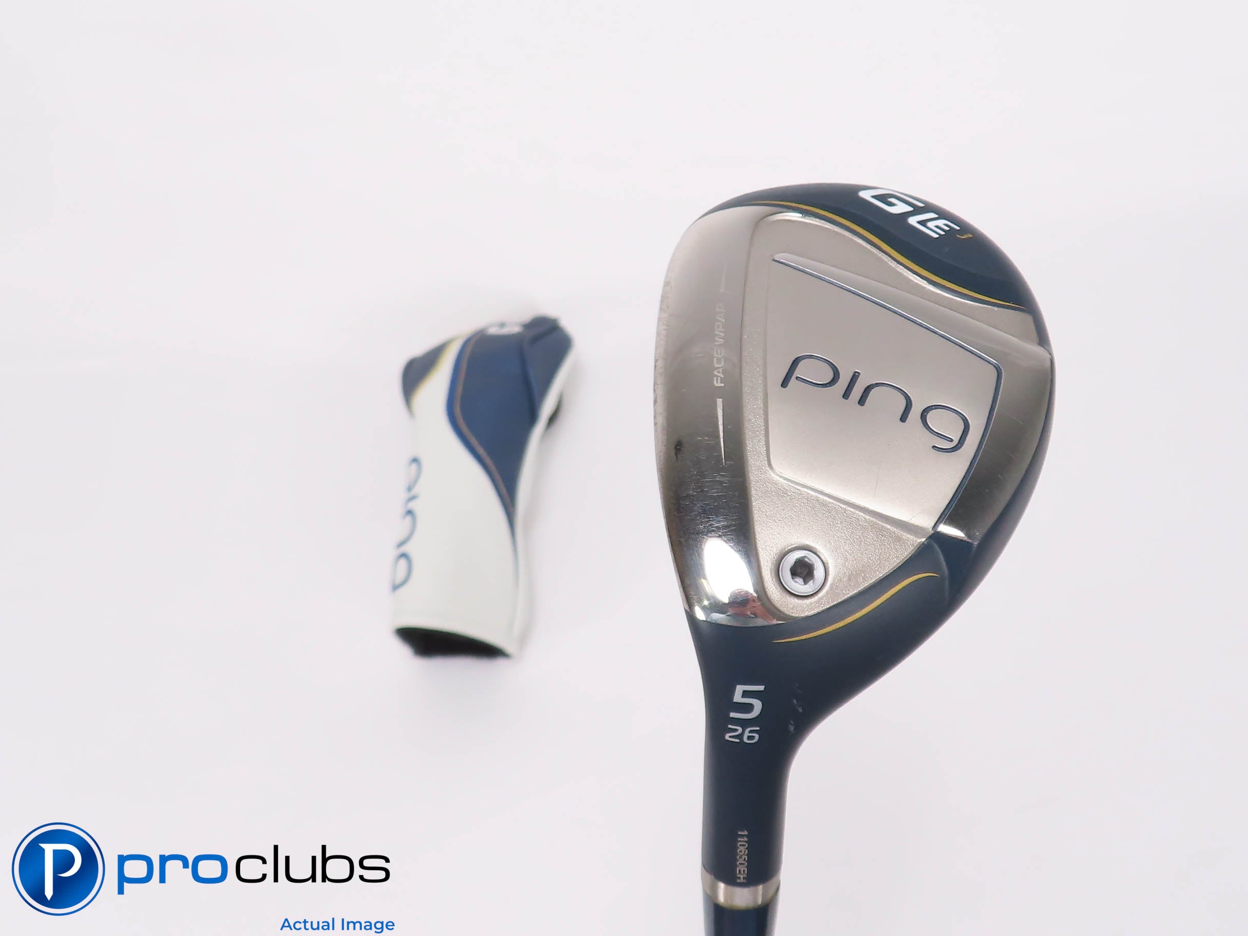 Left Handed Ladies PING GLe3 26* 5 Hybrid w/HC - PING ULT 250 Lite Ladies 459806