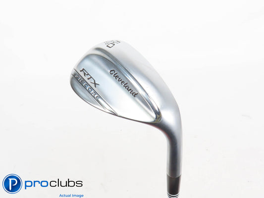 Cleveland RTX ZipCore Chrome 60*(10*) Wedge- DG Tour Issue Spinner Wedge #417667