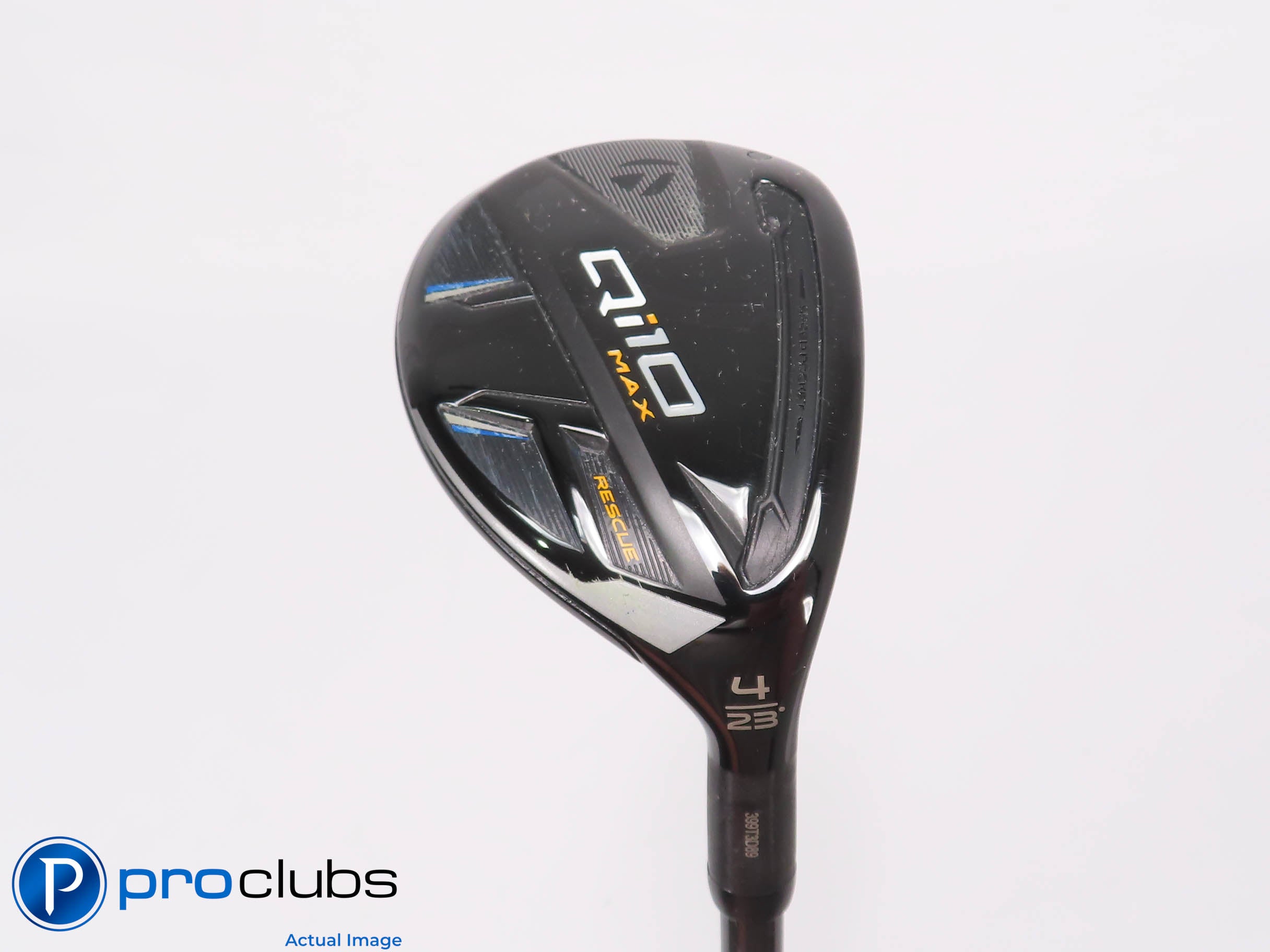 Nice TaylorMade Qi10 MAX 23* 4 HYBRID - Riptide 80g 5.5 Regular Flex 459992