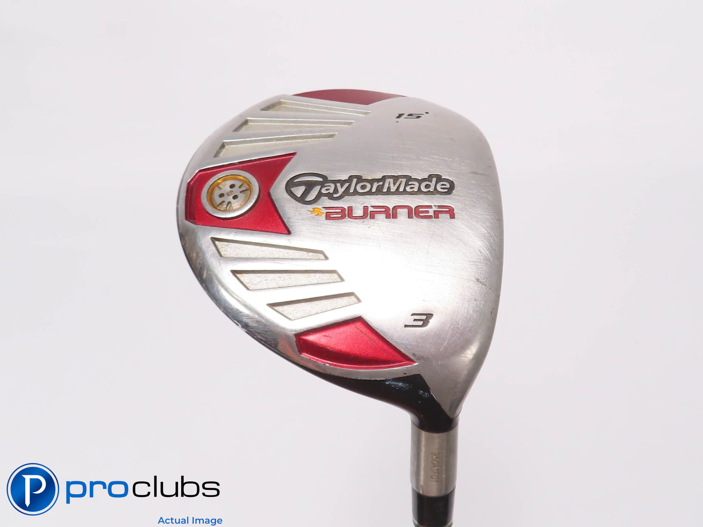 TaylorMade 2007 Burner 15* 3 Wood - TaylorMade REAX 50g Stiff Flex - 459958