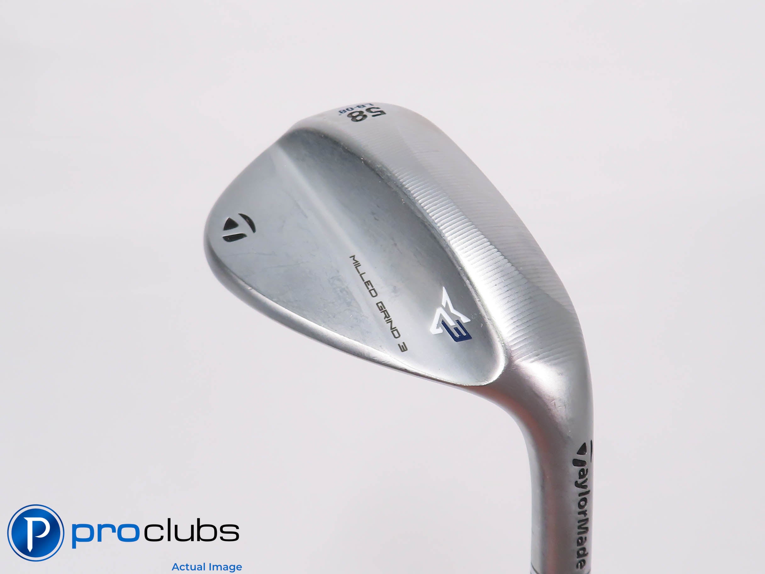 TaylorMade Milled Grind 3 58*(8*) Wedge LB-Grind - KBS MAX 75 Stiff - 460118