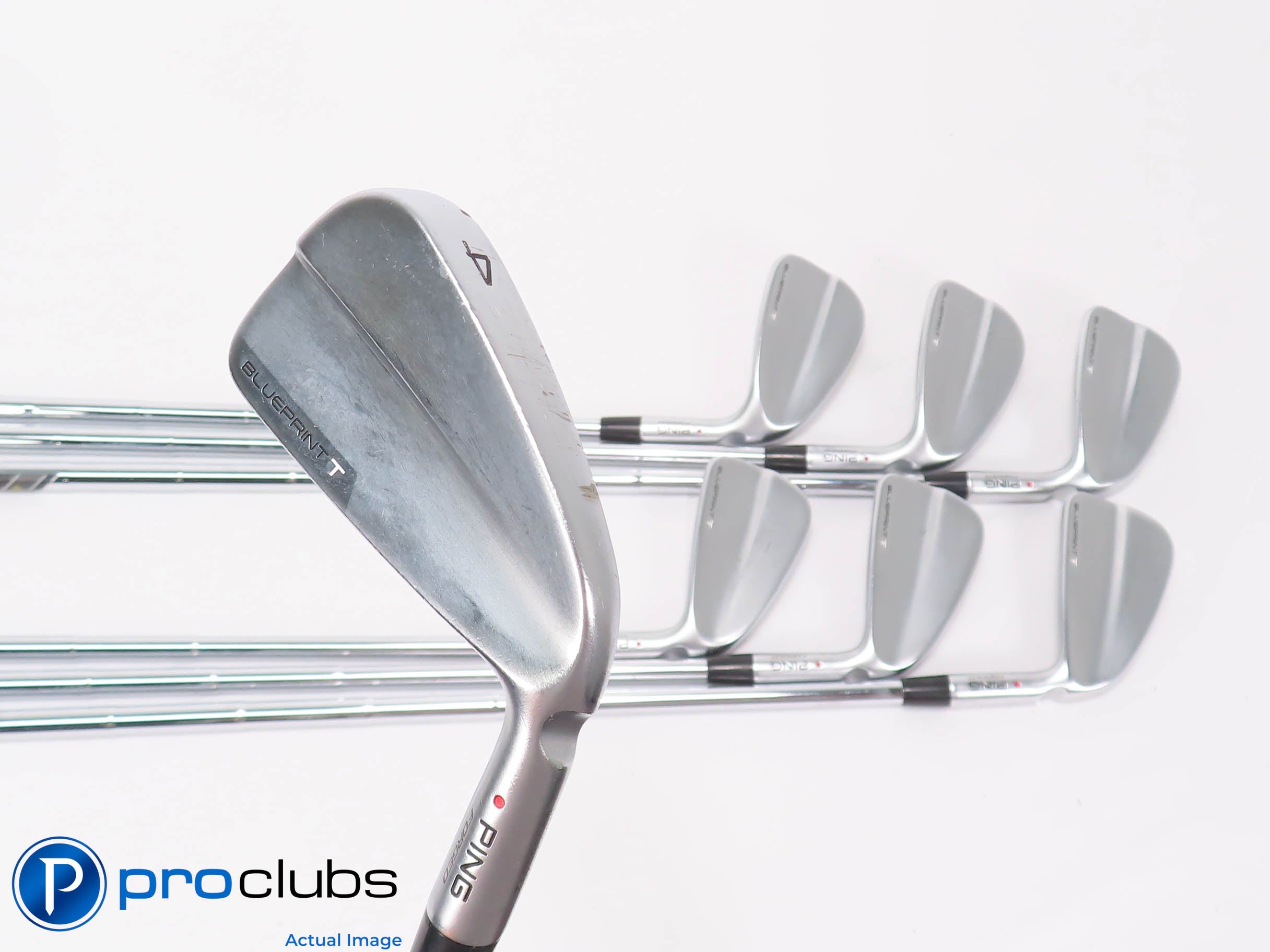 Ping Blueprint T 4-PW IRON SET Red Dot - DG MID 115 S300 Stiff Flex Steel 459596