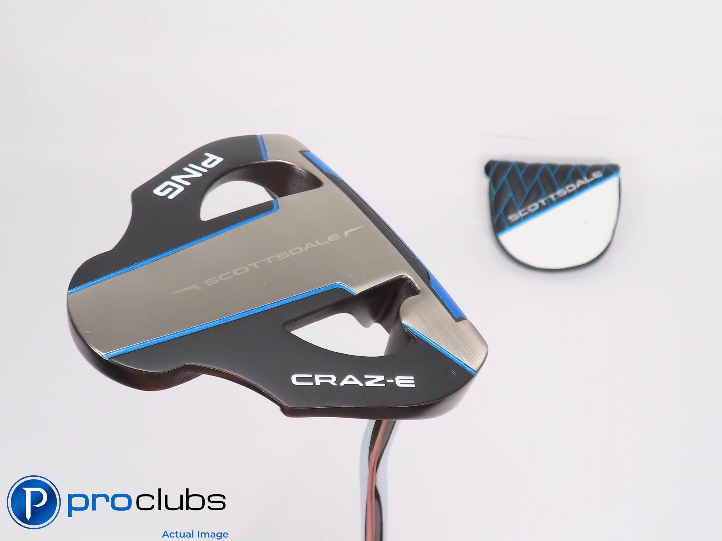 NEW Ping 2025 Scottsdale CRAZ-E 35" PUTTER w/Cover - Straight Arc 460081