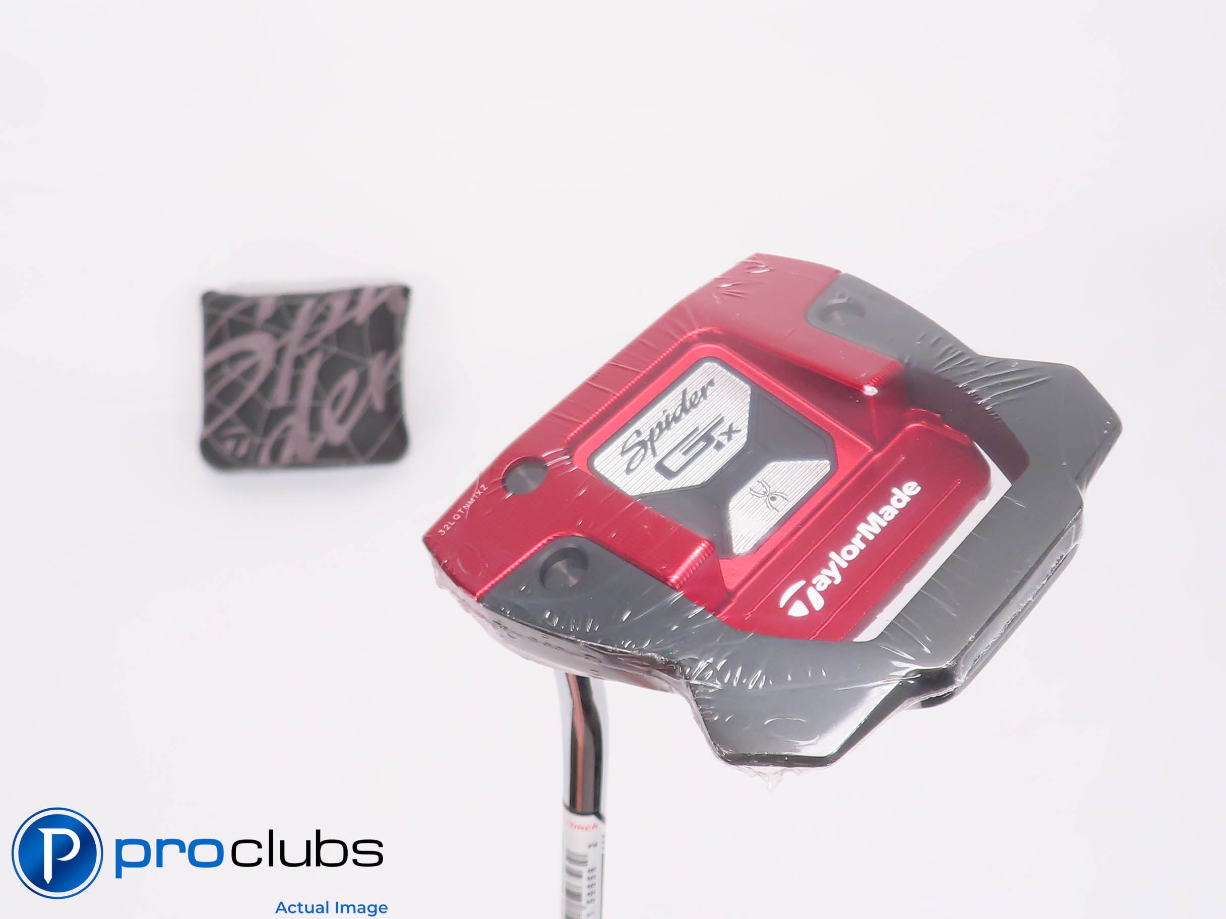 NEW Left Handed TaylorMade Spider GTX Red Single Bend 34" PUTTER w/Cover 460036